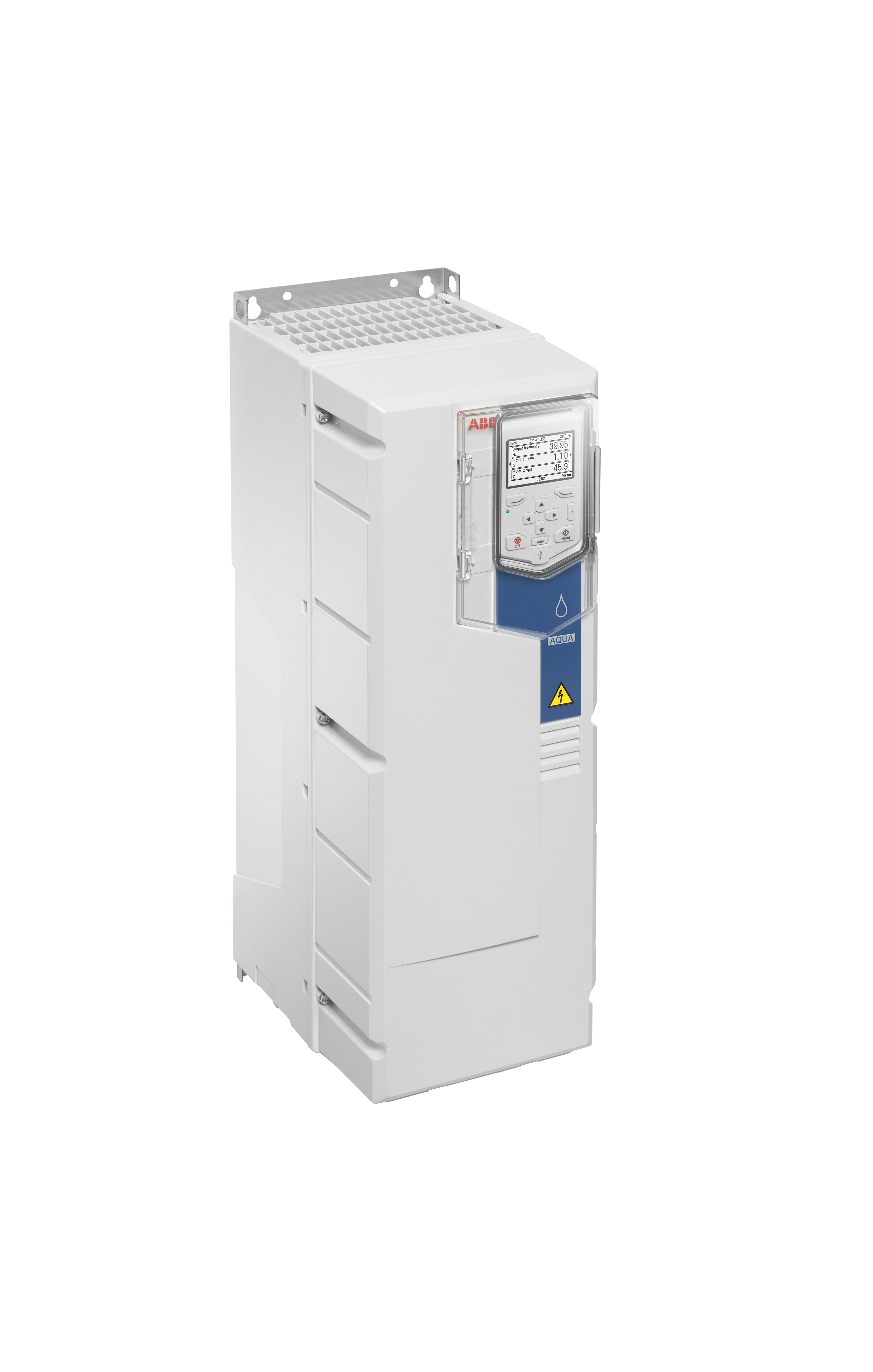 LV AC wall-mounted drive for water and wastewater, IEC: Pn 30 kW, 62 A, 400 V (ACQ580-01-062A-4+B056)