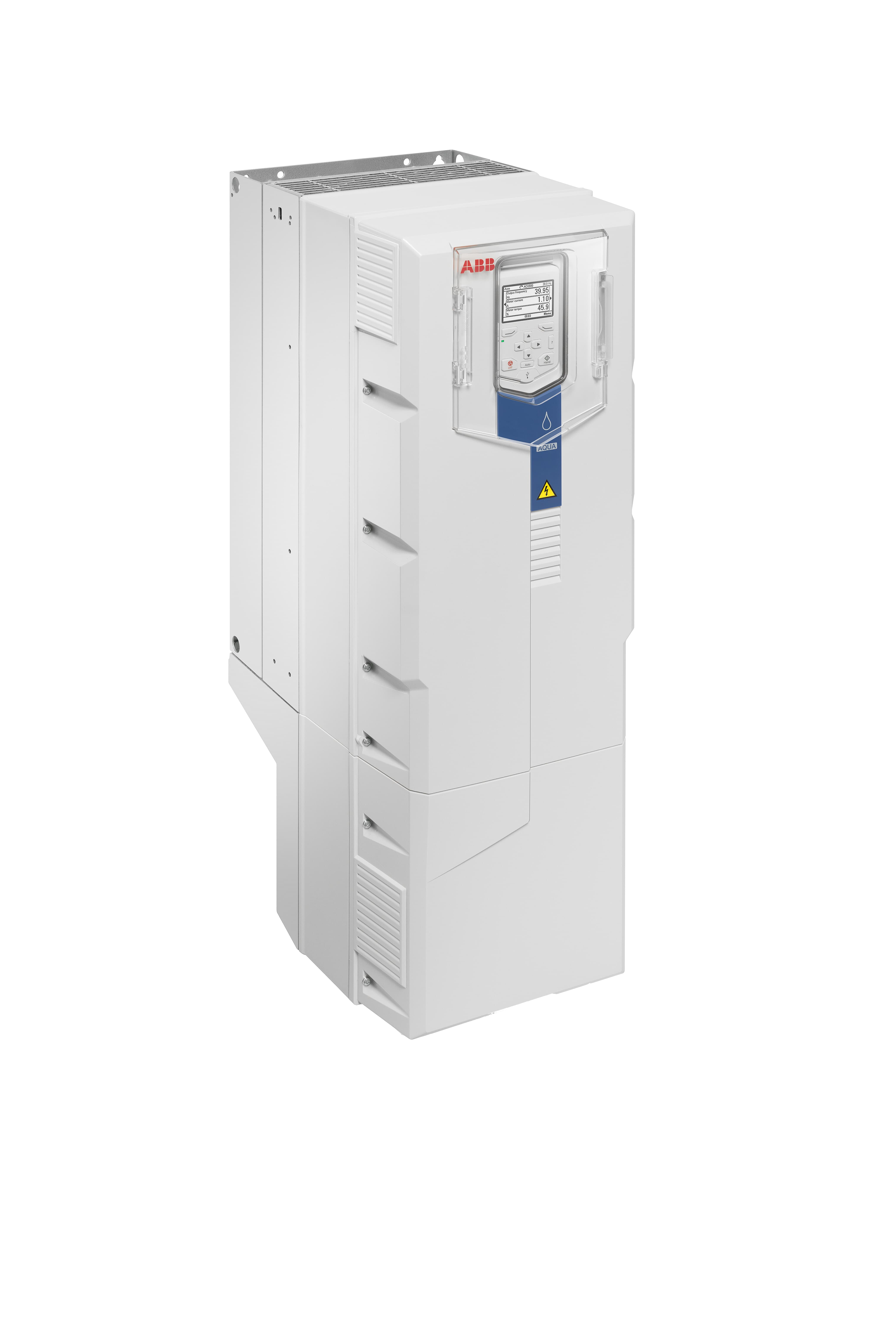 LV AC wall-mounted drive for water and wastewater, IEC: Pn 90 kW, 169 A, 400 V (ACQ580-01-169A-4+B056)