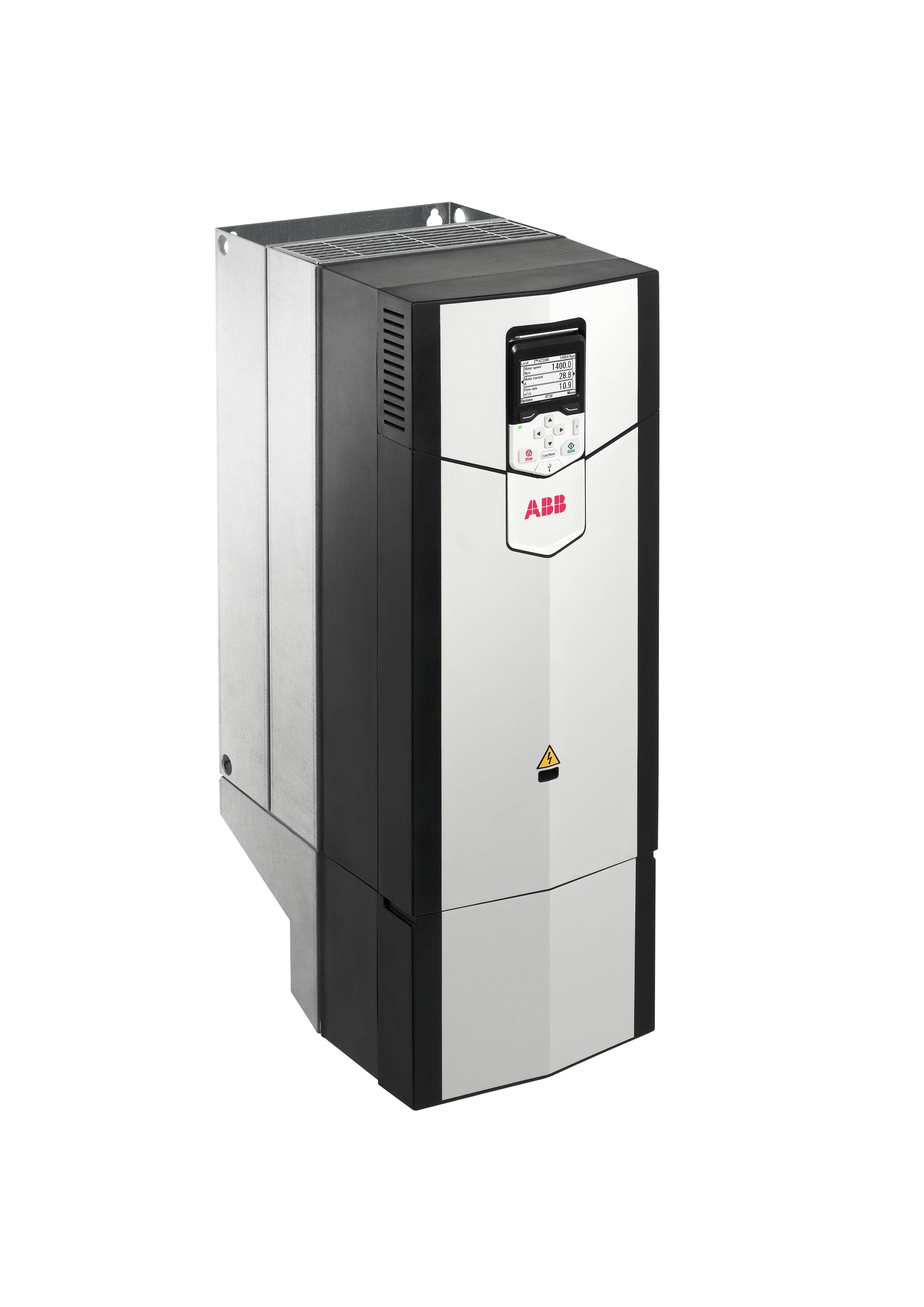 LV AC industrial wall-mounted single drive, IEC: Pn 55 kW, 123 A, 400 V, UL: Pld - Hp, - A, - V (ACS880-01-123A-3+N7502)