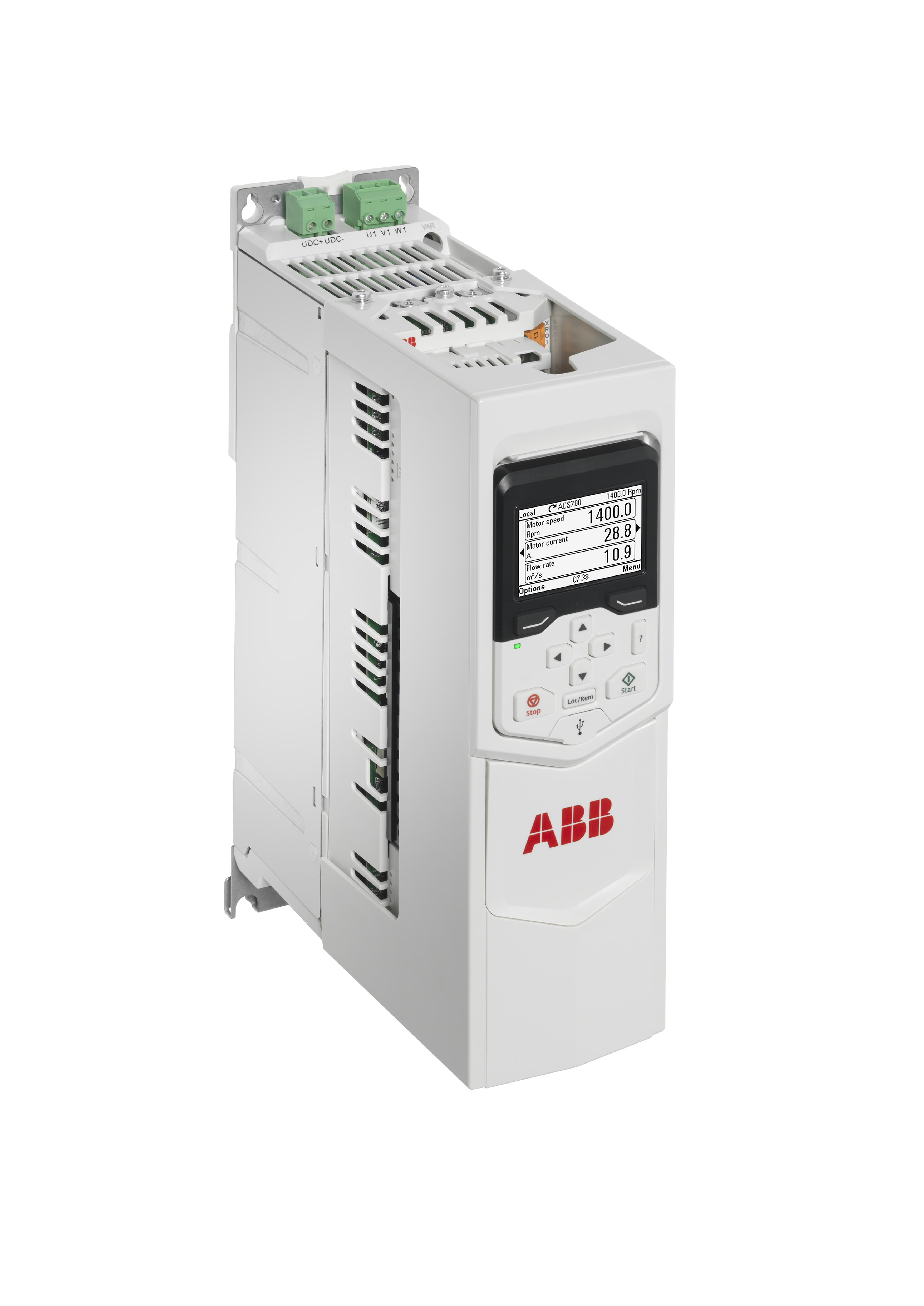 LV AC machinery drive module, IEC: Pn 0.75 kW, 4.8 A, 230 V, UL: Pld 1 Hp, 4.5 A, 230 V (ACS880-M04-04A8-2)