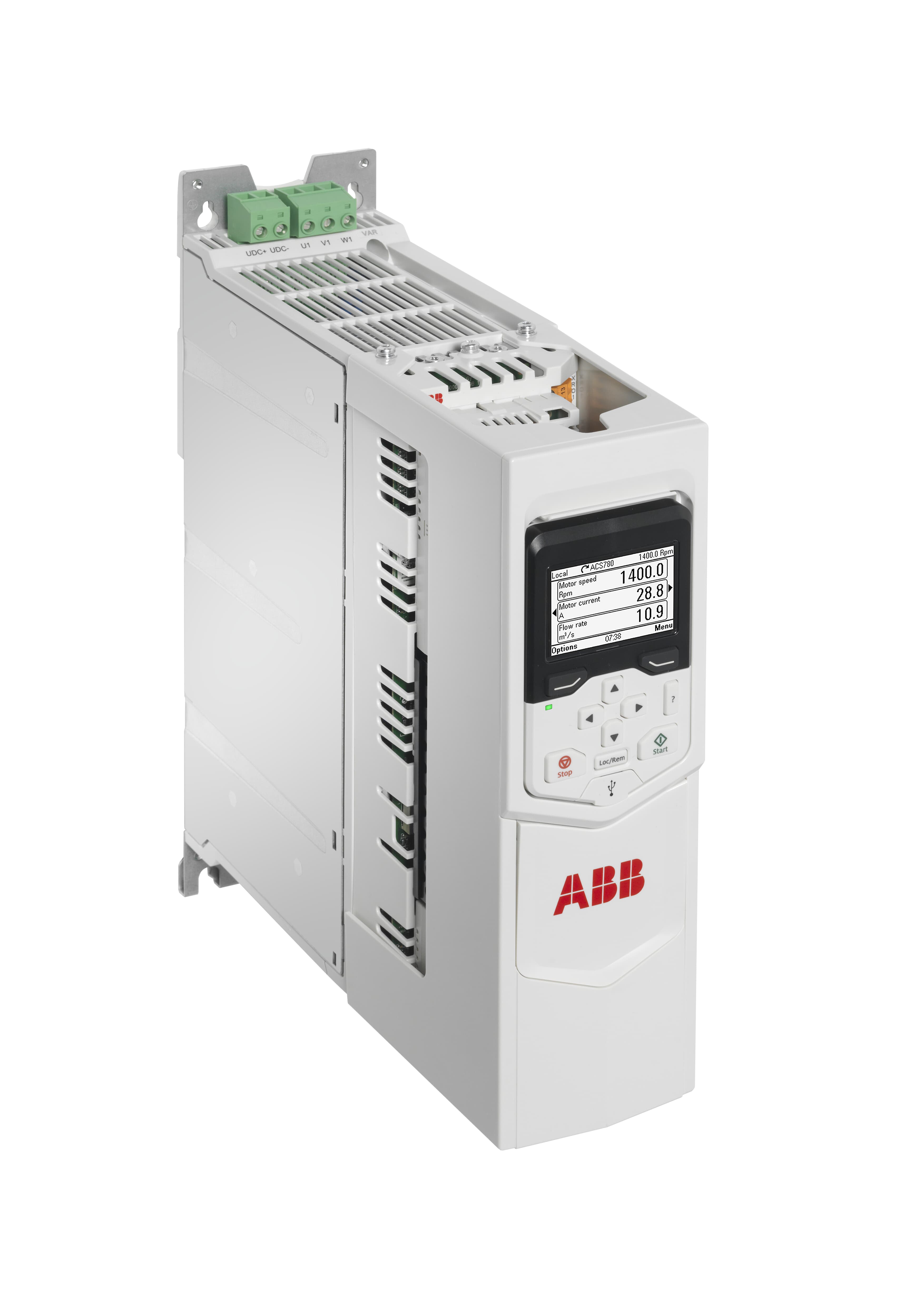 LV AC machinery drive module, IEC: Pn 5.5 kW, 14 A, 400 V, UL: Pld 7.5 Hp, 13 A, 480 V (ACS880-M04-014A-5)