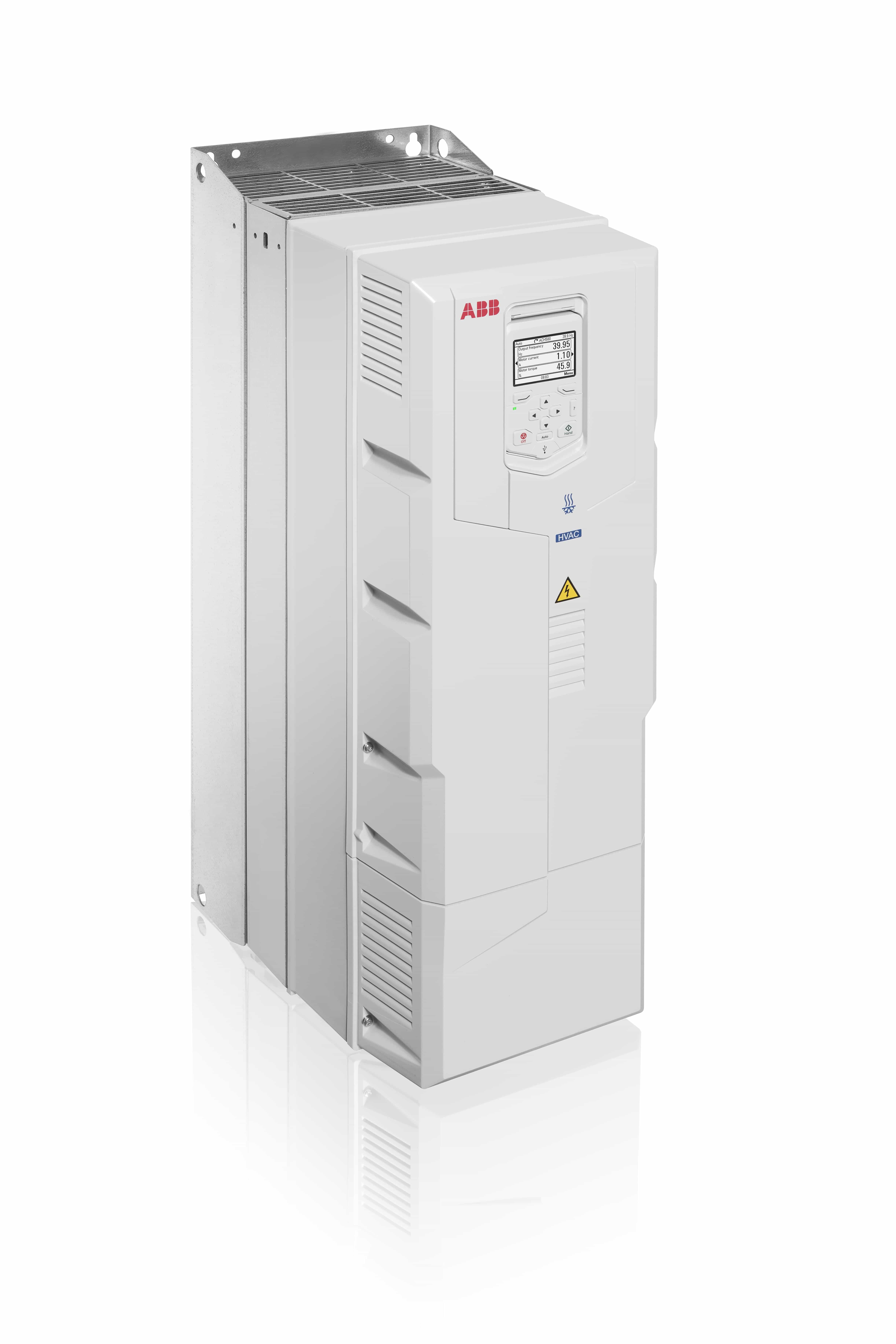 LV AC ultra-low harmonic wall-mounted drive for HVAC, IEC: Pn 45 kW, 88 A, 400 V, UL: Pld 60 Hp, 77 A, 480 V (ACH580-31-088A-4)