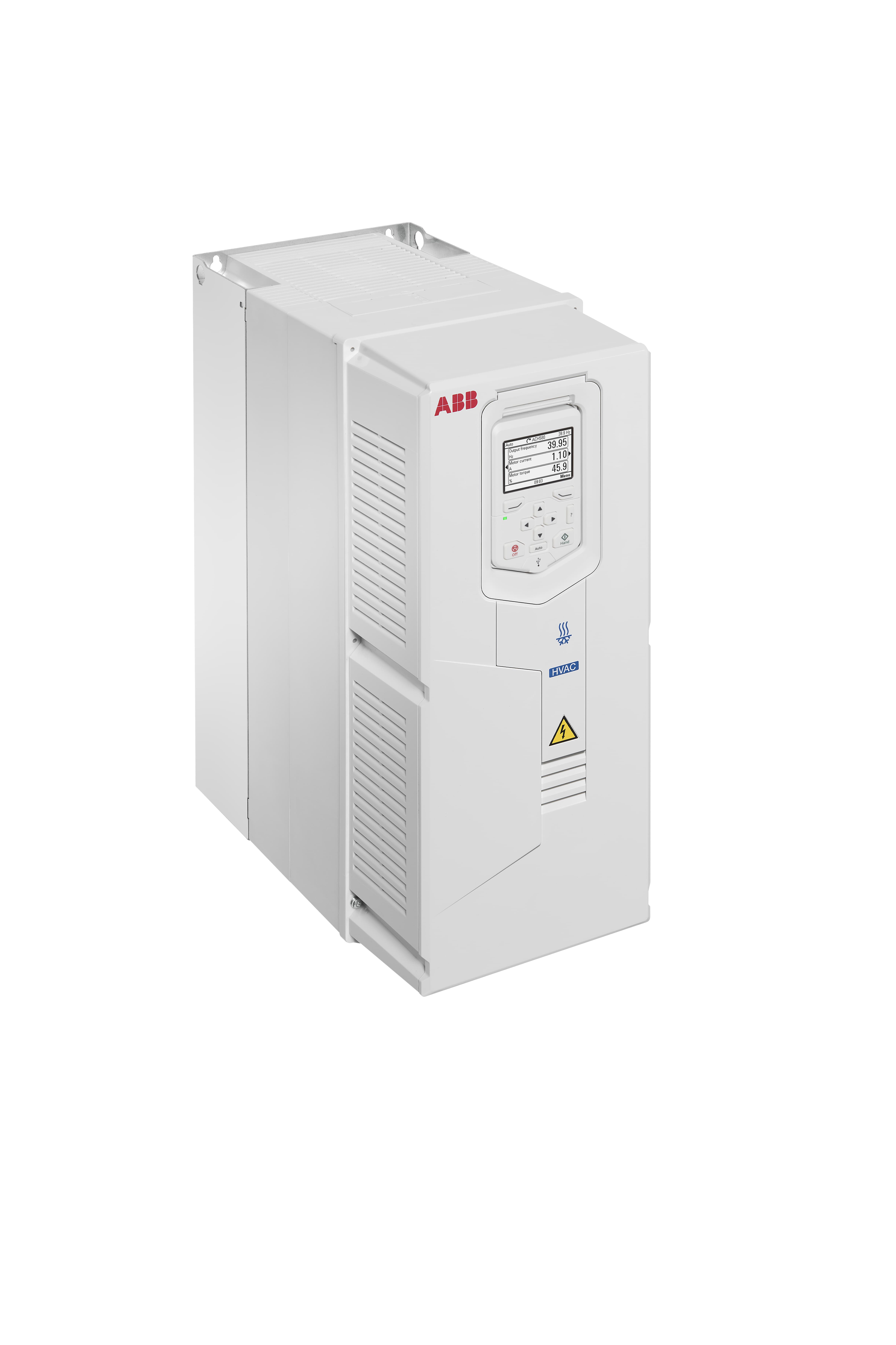LV AC ultra-low harmonic wall-mounted drive for HVAC, IEC: Pn 5.5 kW, 12.6 A, 400 V, UL: Pld 7.5 Hp, 12.0 A, 480 V (ACH580-31-12A7-4)