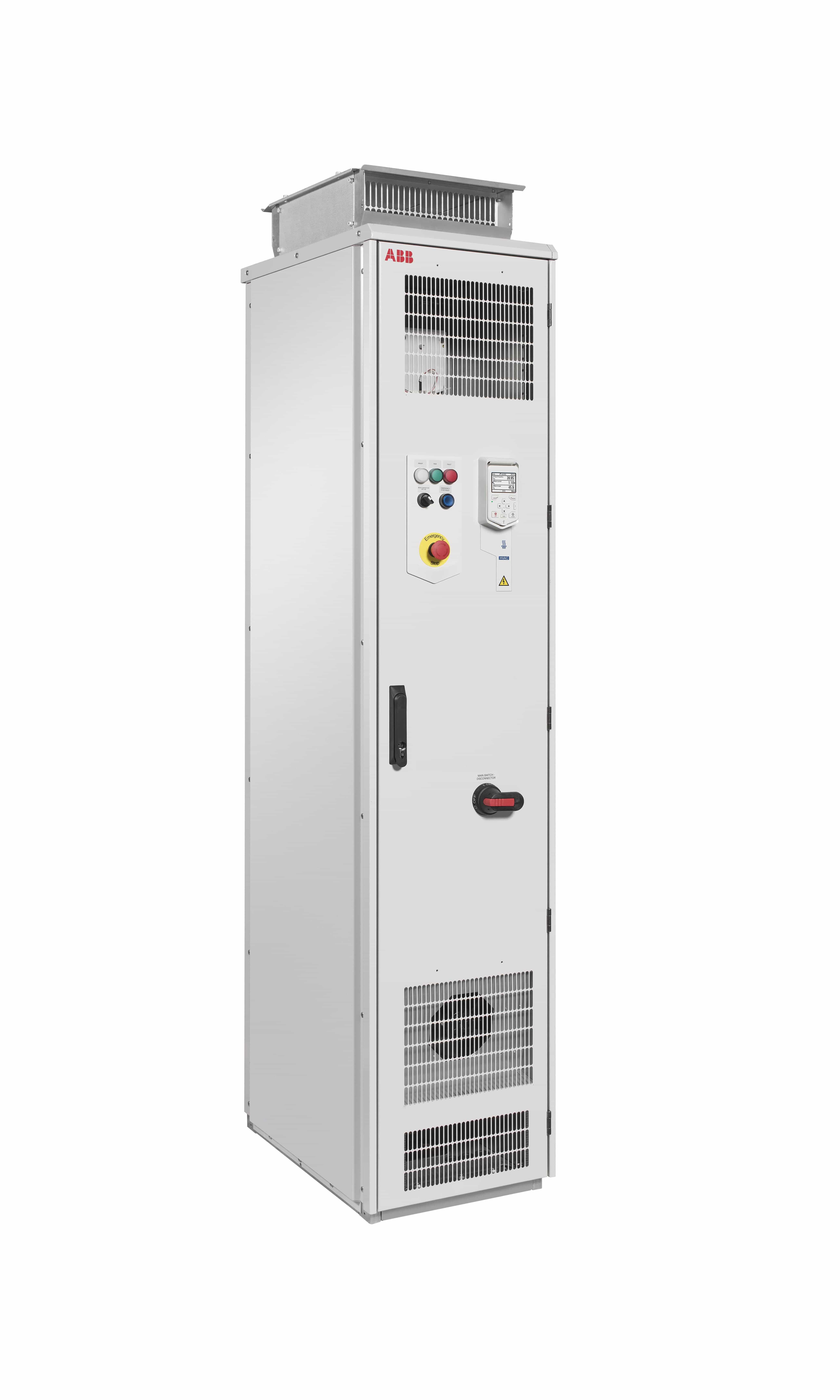LV AC cabinet-built drive for HVAC, IEC: Pn 110 kW, 206 A, 400 V, UL: Pld 150 Hp, 180 A, 480 V (ACH580-07-0206A-4)