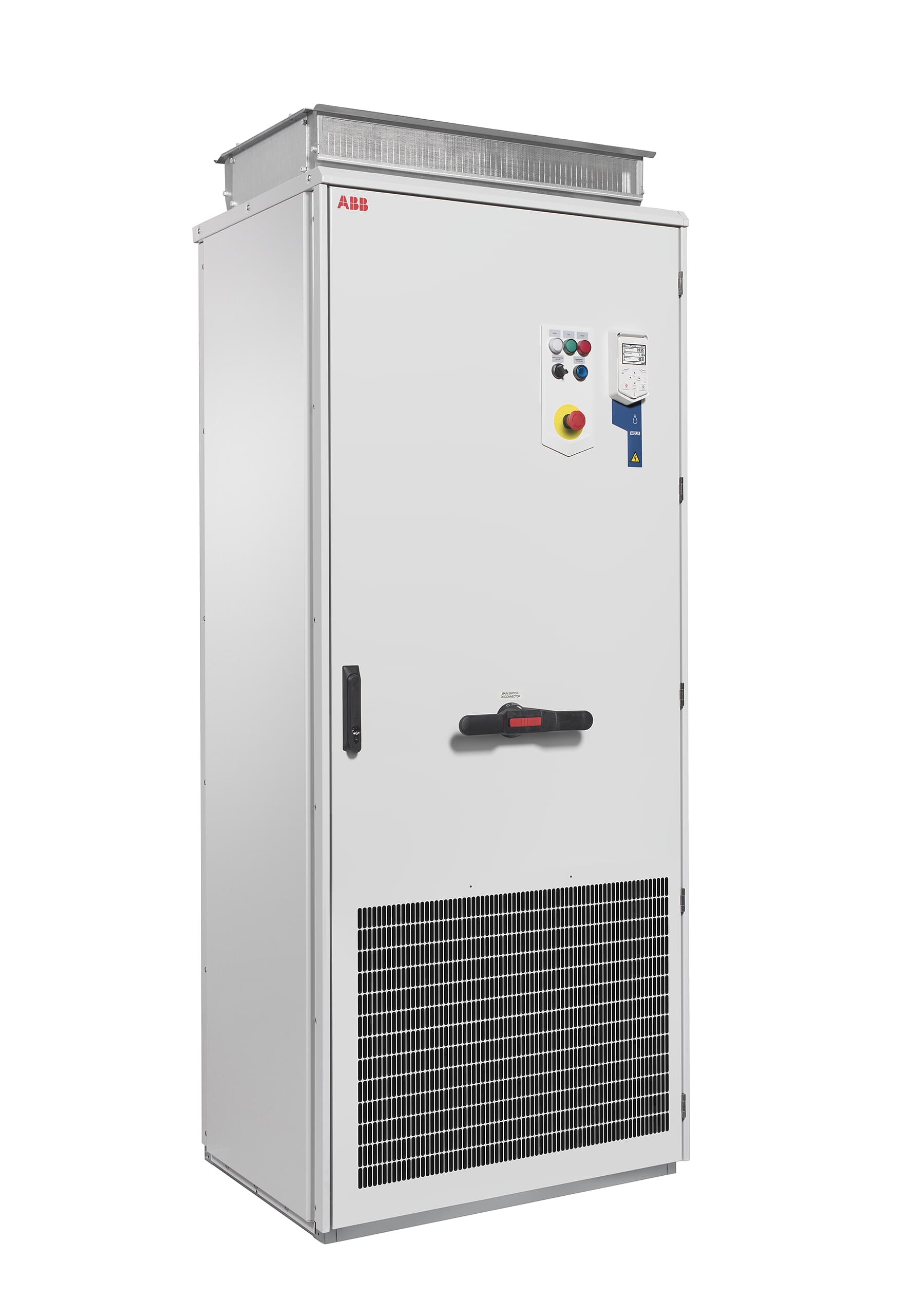 LV AC cabinet-built drive for water and wastewater, IEC: Pn 400 kW, 725 A, 400 V, UL: Pld 600 Hp, 705 A, 480 V (ACQ580-07-0725A-4)