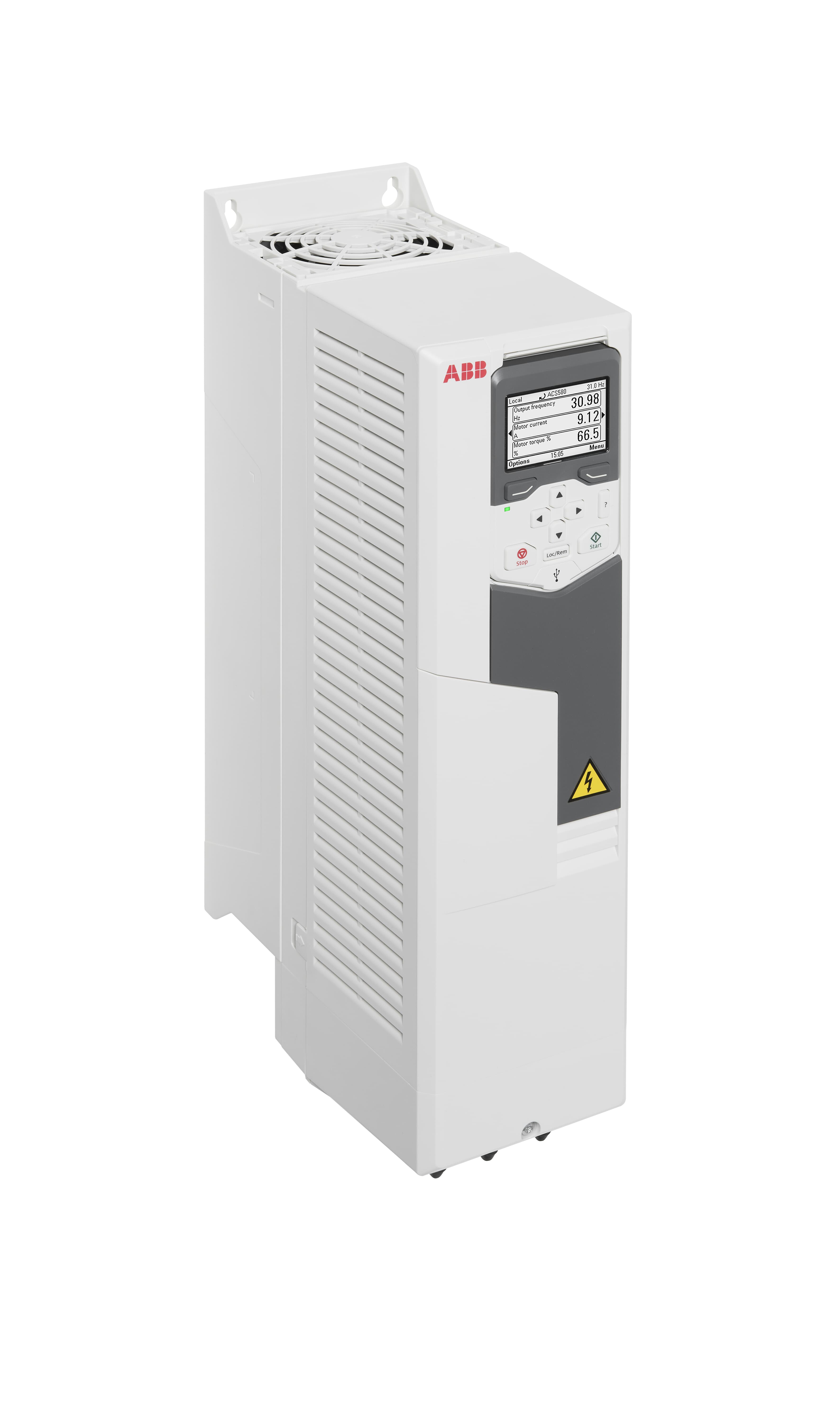 LV AC general purpose wall-mounted drive, UL: Pld 7.5 Hp, 24.2 A, 240 V (ACS580-01-024A-2)
