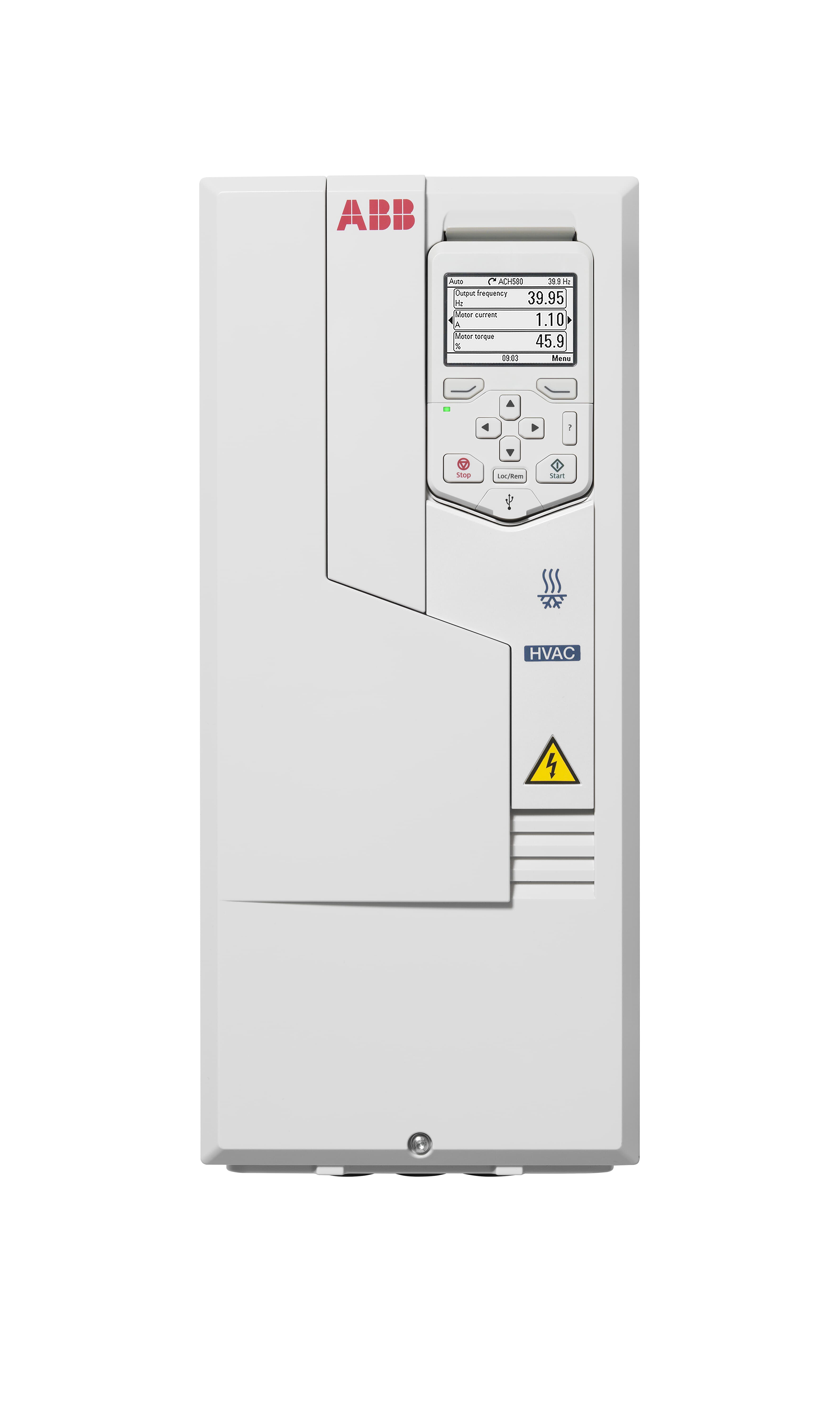 LV AC wall-mounted drive for HVAC, UL: Pld 15 Hp, 46.2 A, 230 V (ACH580-01-046A-2)