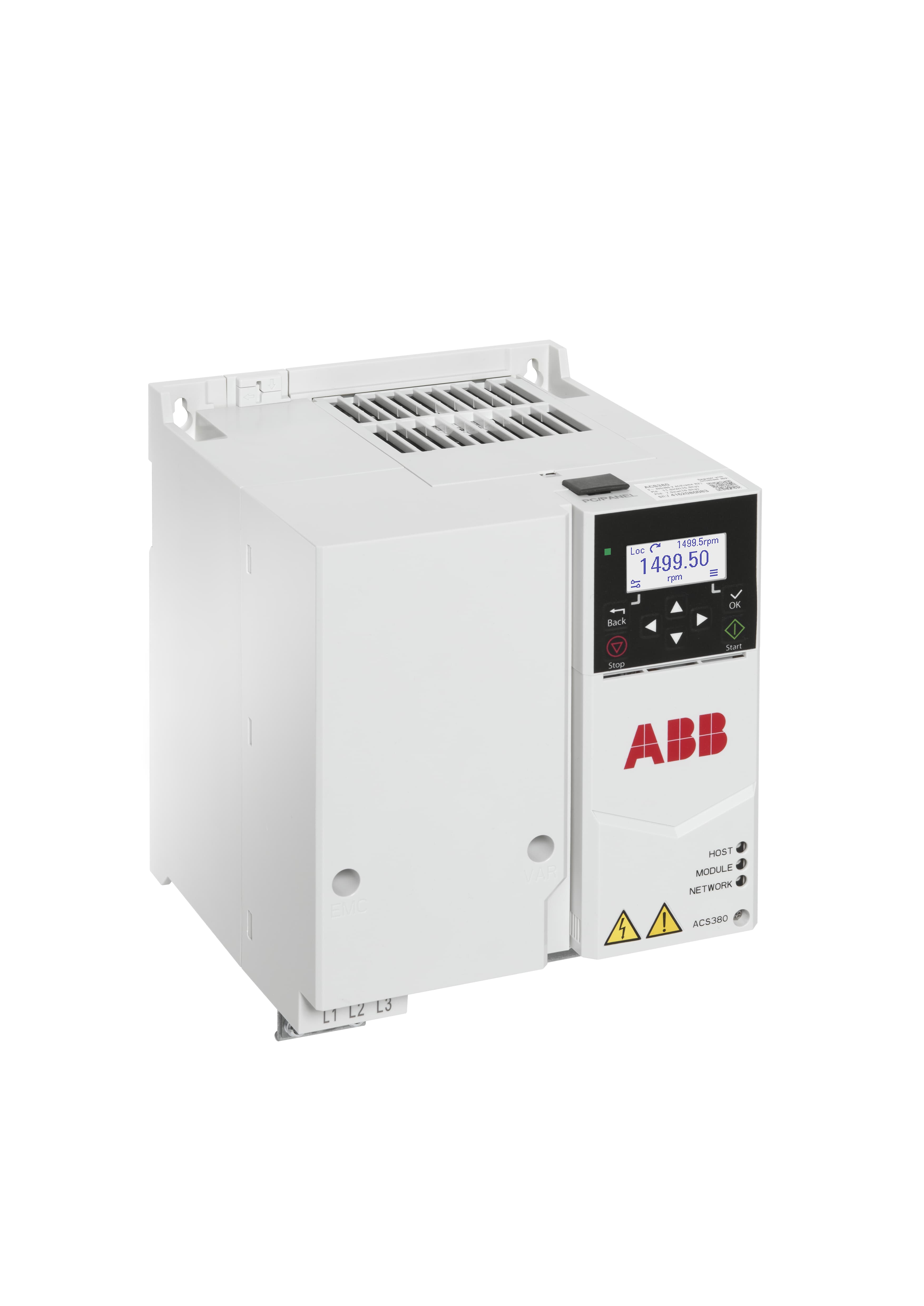 LV AC machinery drive module, IEC: Pn 11 kW, 25.0 A, 400 V, UL: Pld 15 Hp, 21 A, 480 V (ACS380-042N-25A0-4)