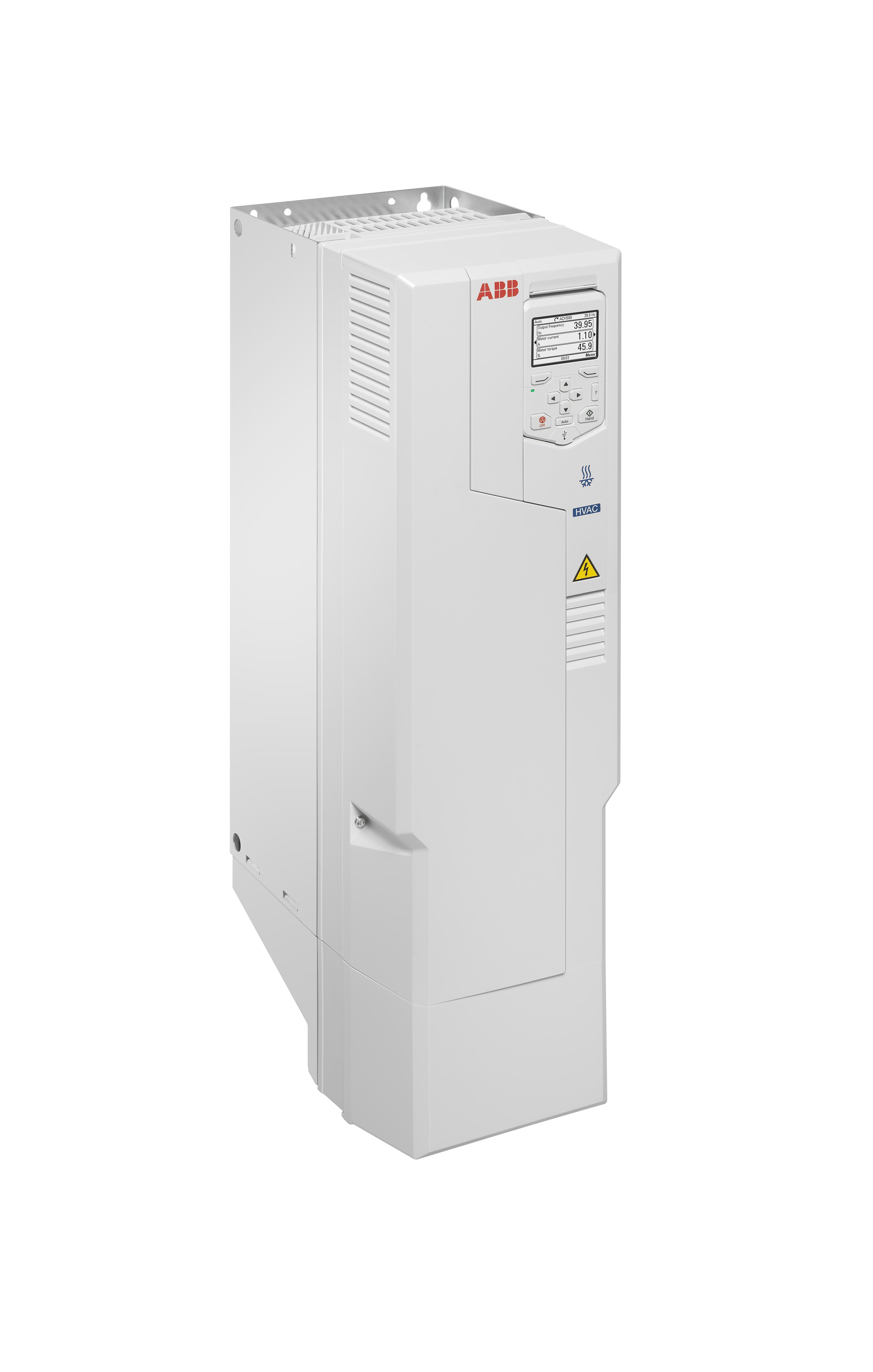 LV AC wall-mounted drive for HVAC, IEC: Pn 22 kW, 89 A, 230 V (ACH580-01-089A-2)