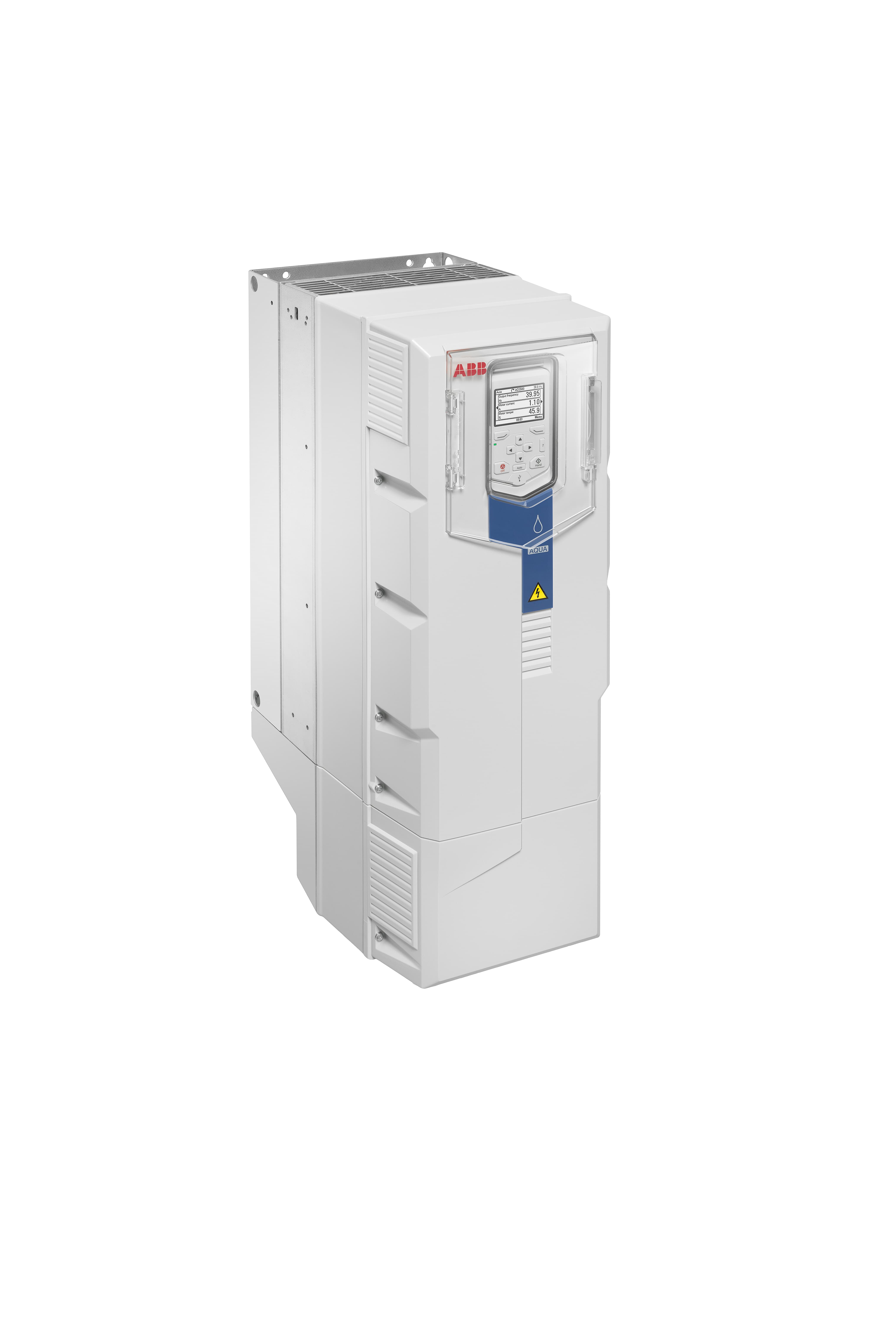 LV AC wall-mounted drive for water and wastewater, IEC: Pn 37 kW, 144 A, 230 V (ACQ580-01-144A-2+B056)