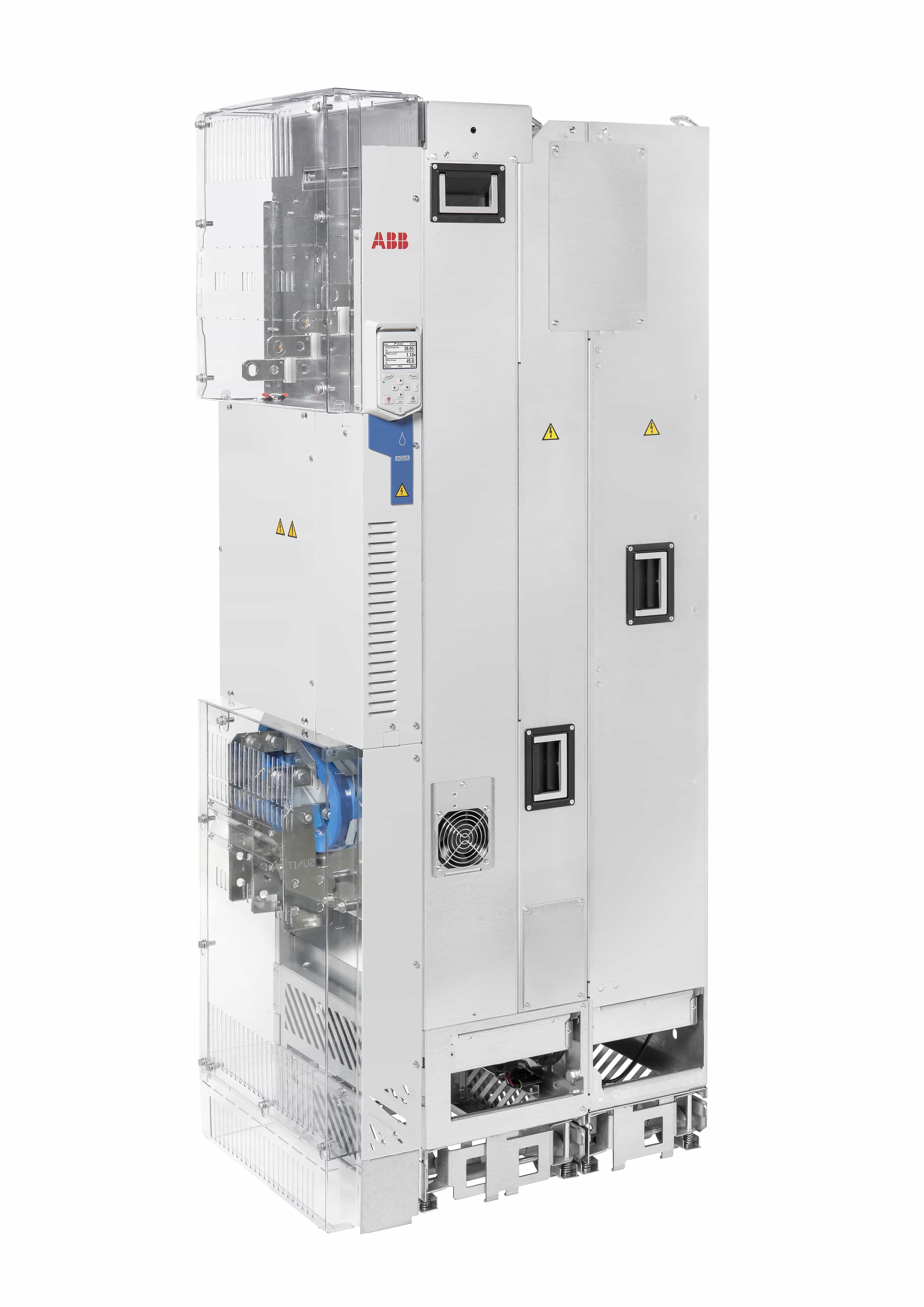 LV AC ultra-low harmonic drive module for water and wastewater, IEC: Pn 200 kW, 365 A, 400 V, UL: Pld 300 Hp, 361 A, 480 V (ACQ580-34-365A-4)
