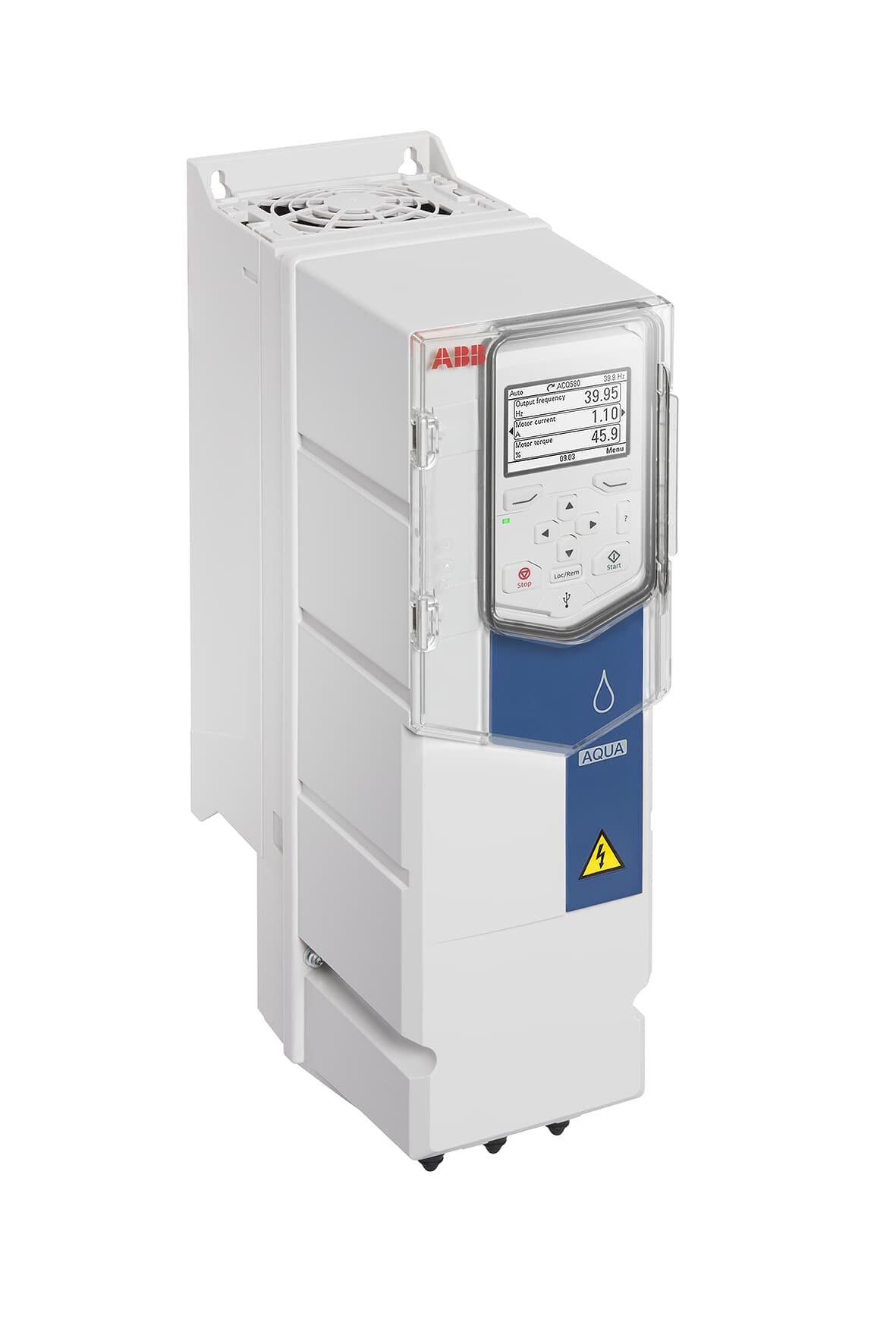 LV AC Packaged drive with circuit breaker and fuse, UL: Pld 2 Hp, 2.7 A, 575 V (ACQ580-PC-02A7-6+B056)