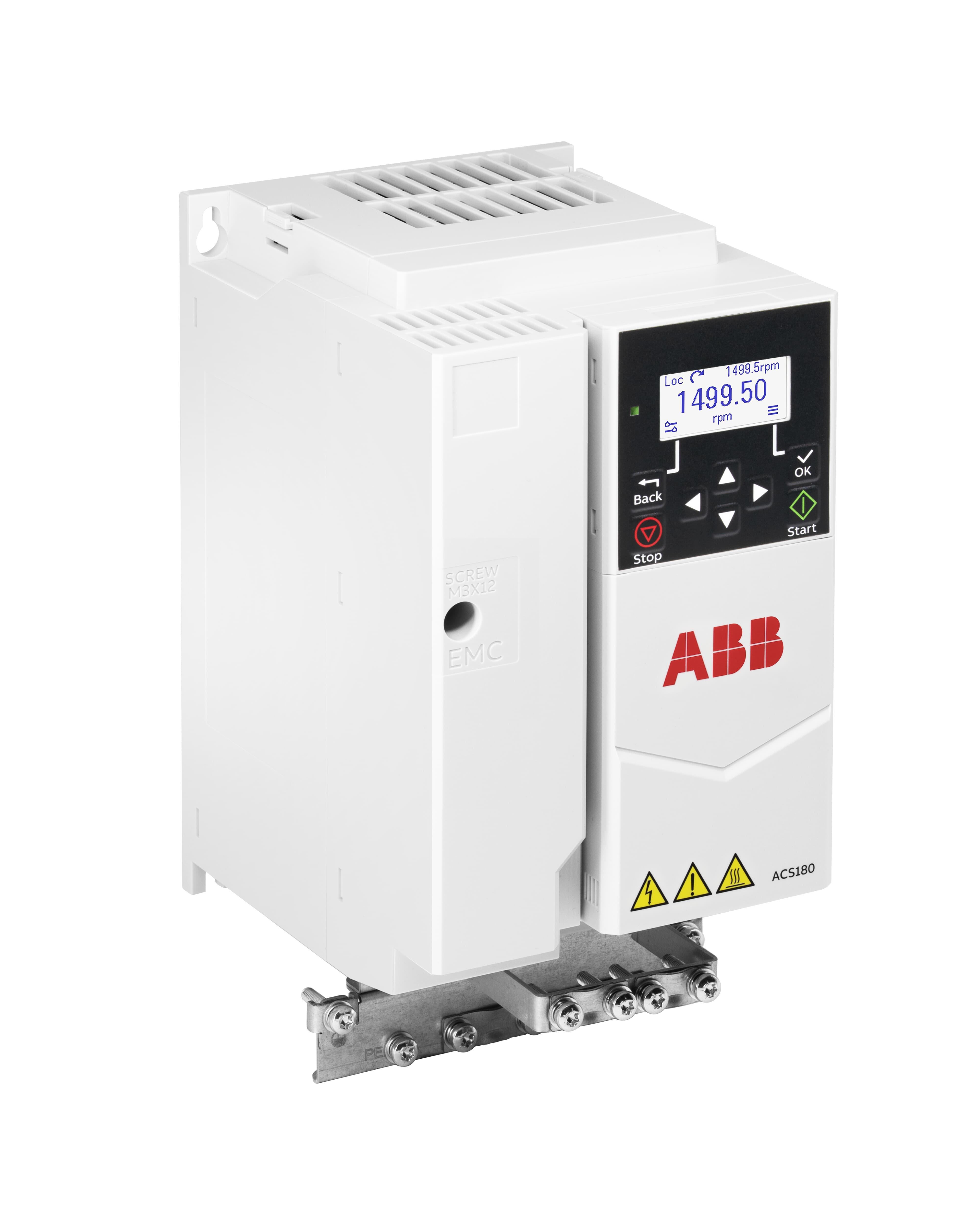 LV AC machinery drive module, IEC: Pn 4 kW, 17.5 A, 230 V, UL: Pld 5 Hp, 16.7 A, 208 V (ACS180-04S-17A5-2)