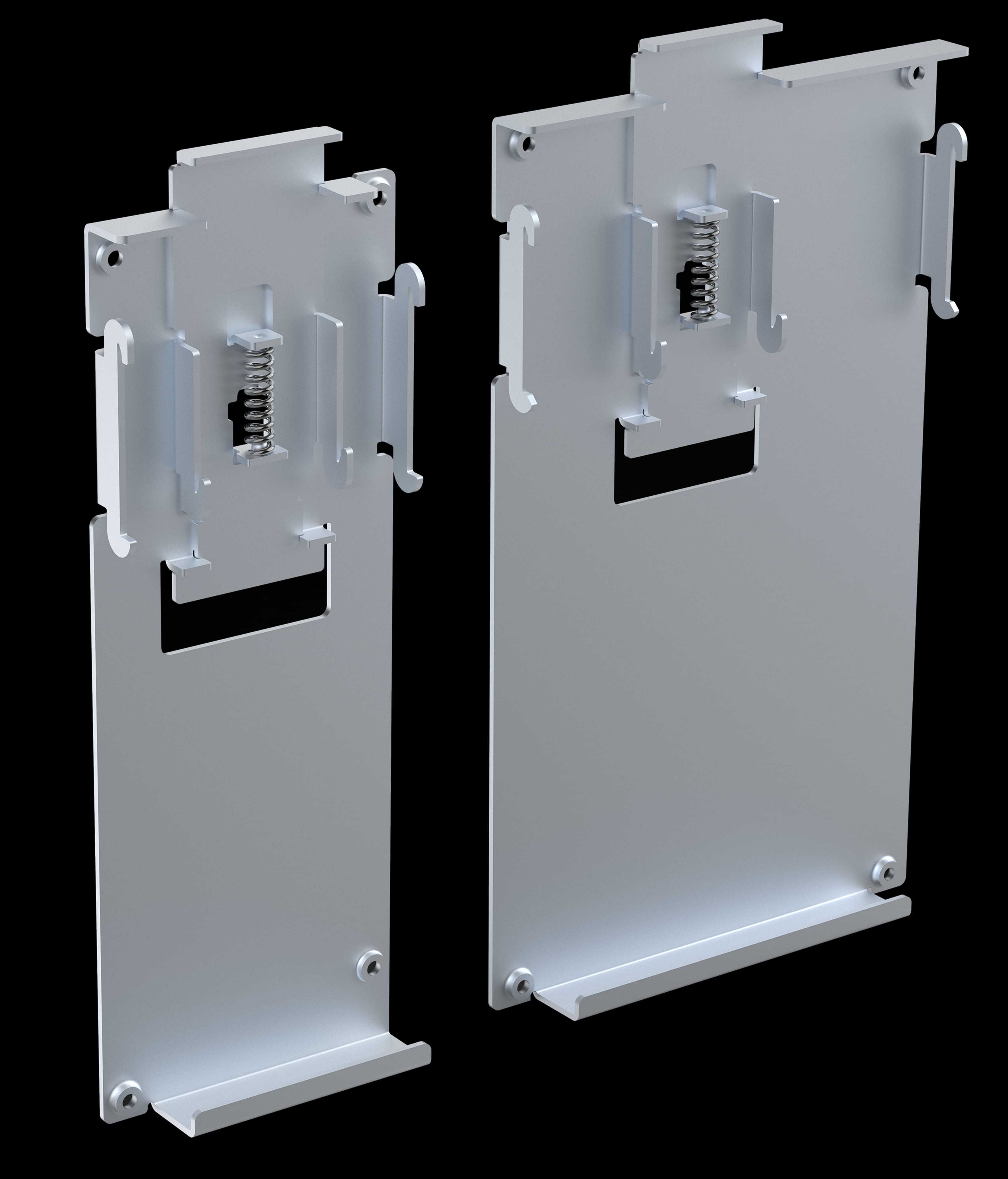 DIN rail mounting kit for ACS180 R0-R1 (5 sets per kit)
