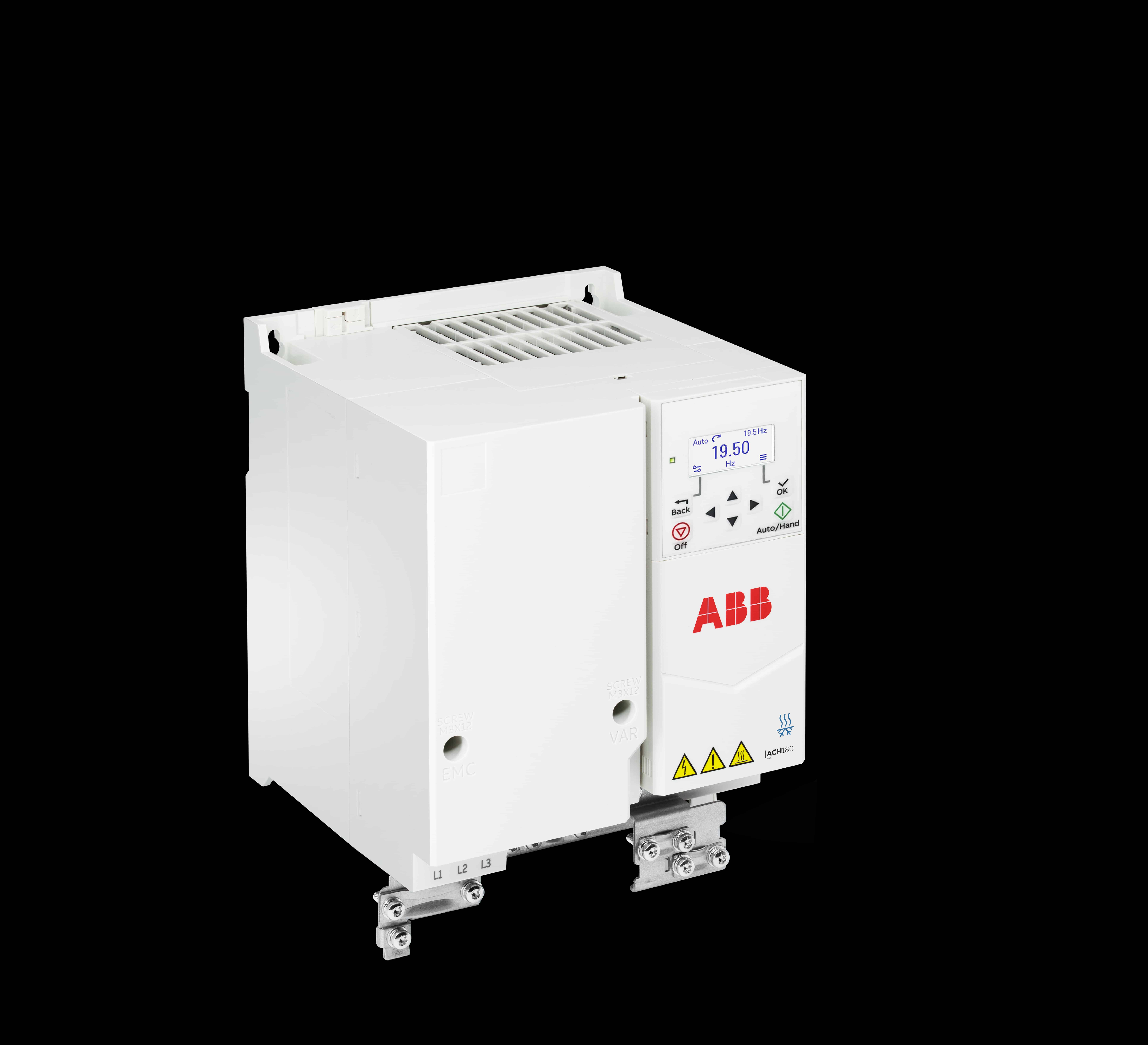 LV AC micro drive module for HVAC, IEC: Pn 7.5 kW, 32.0 A, 230 V, UL: Pld 10 Hp, 30.8 A, 208 V (ACH180-04S-033A-2)