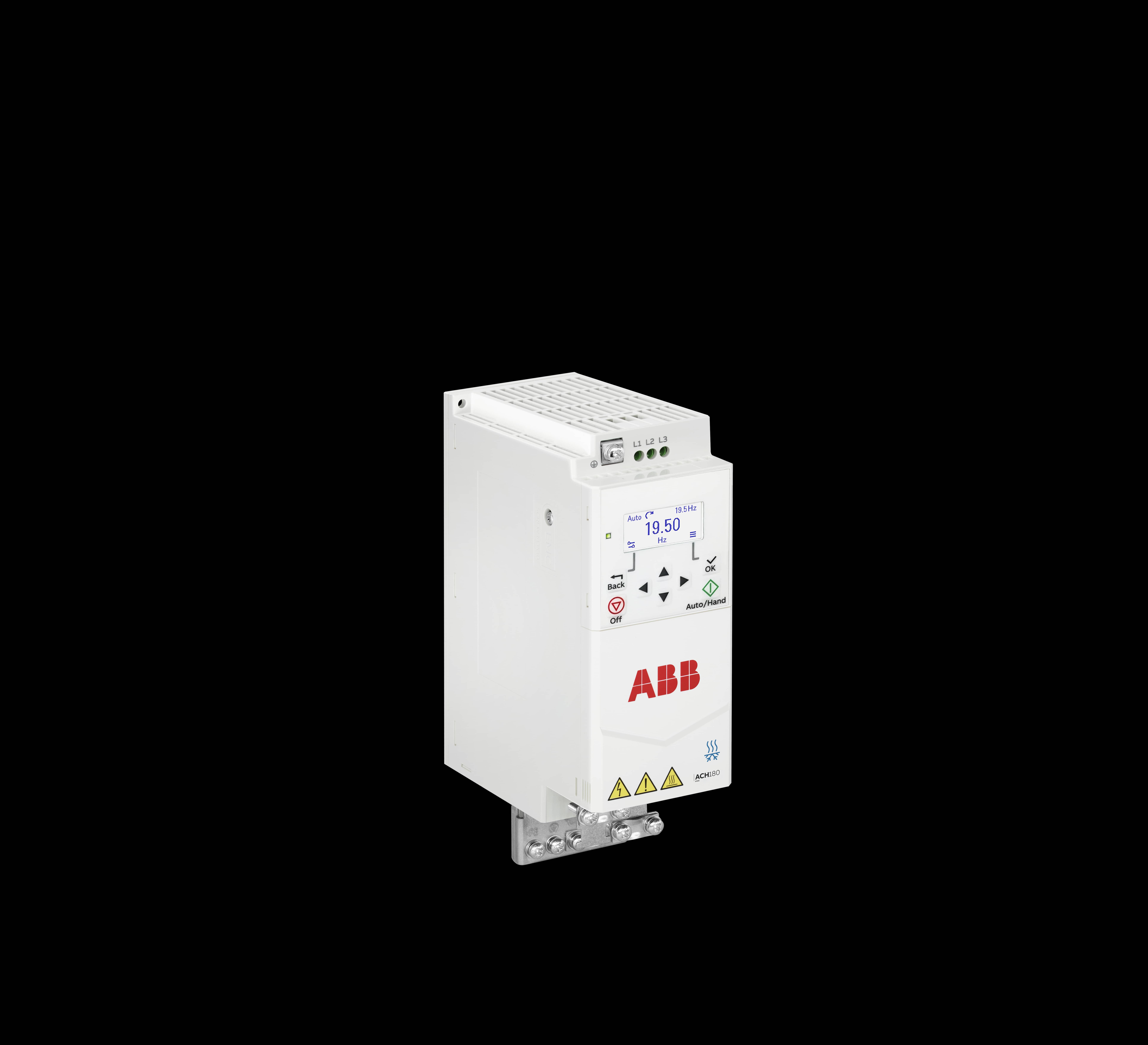 LV AC micro drive module for HVAC, IEC: Pn 4.0 kW, 9.4 A, 400 V, UL: Pld 5.0 Hp, 7.6 A, 460 V (ACH180-04S-09A4-4)