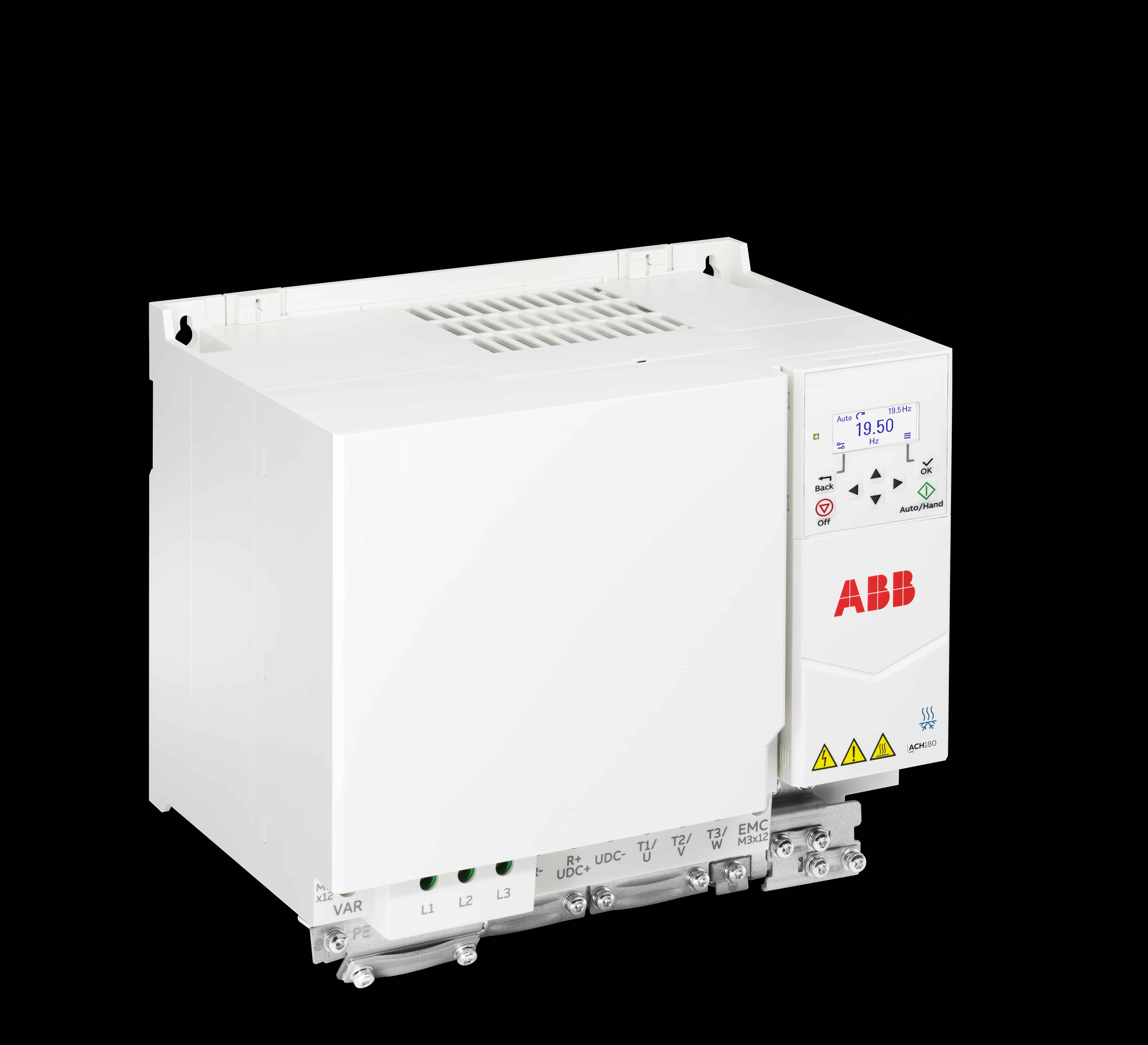 LV AC micro drive module for HVAC, IEC: Pn 18.5 kW, 38.0 A, 400 V, UL: Pld 25 Hp, 34.0 A, 460 V (ACH180-04S-038A-4)