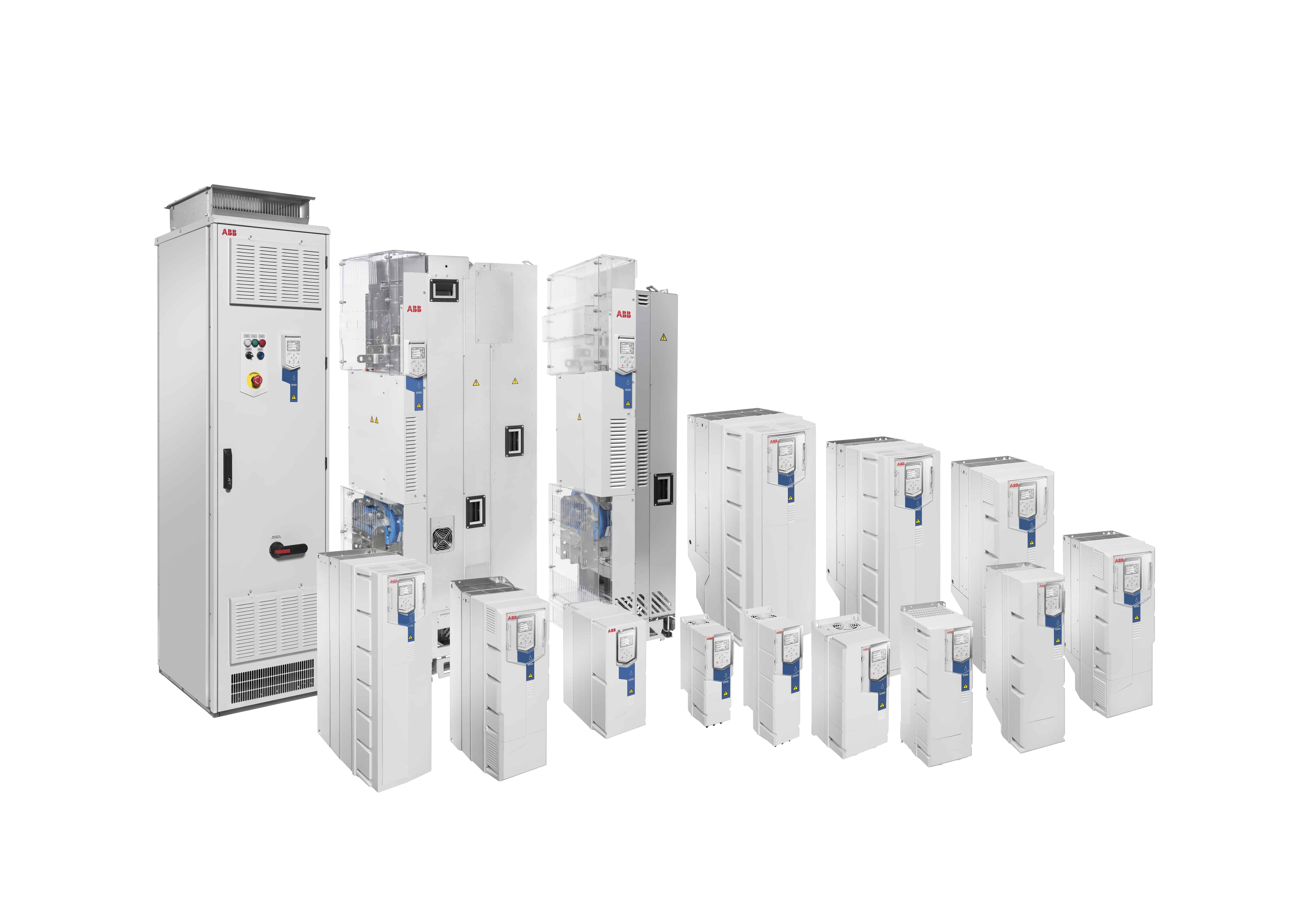 LV AC wall-mounted drive for water and wastewater, IEC: Pn 1.5 kW, 7.6 A, 230 V, UL: Pld 2 Hp, 7.5 A, 230 V (ACQ580-01-07A6-2+B063)