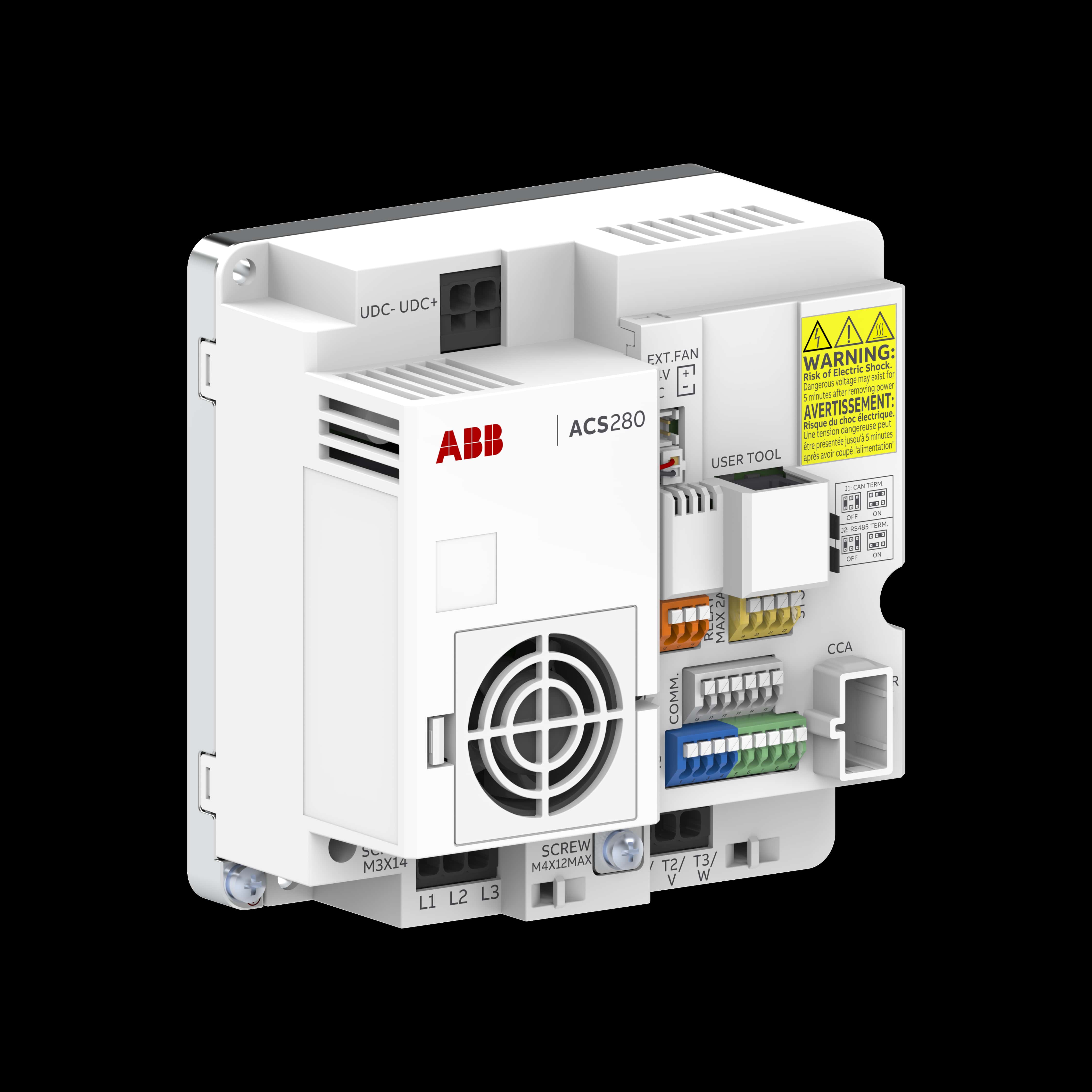 ACS280-04S-03A7-2 PN:0.37kW, IN:3.7A