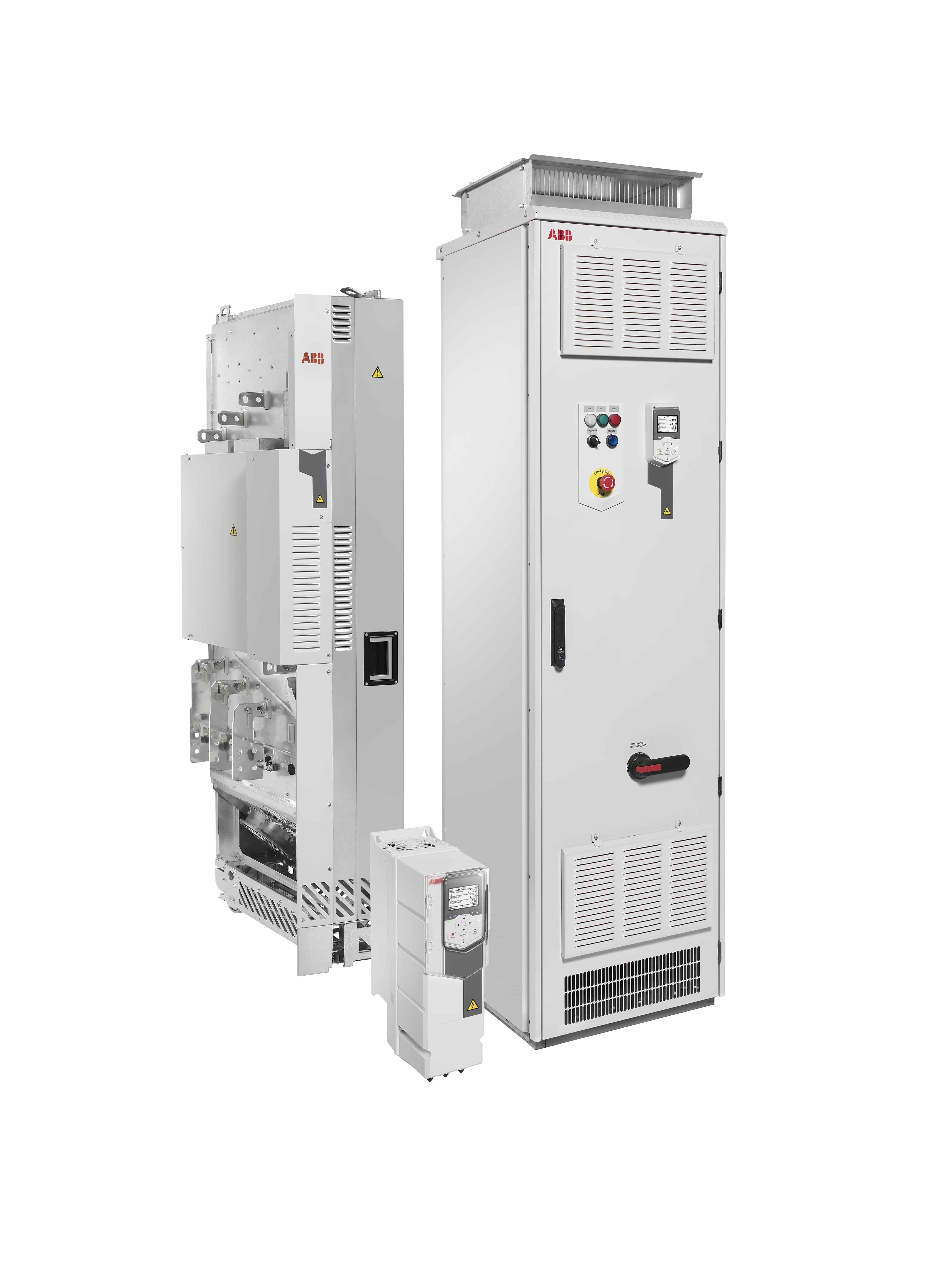 LV AC industrial wall-mounted single drive, IEC: Pn 3 kW, 7.2 A, 400 V, UL: Pld 5 Hp, 7.6 A, 500 V (ACS580-01-07A3-4+B063+F253)