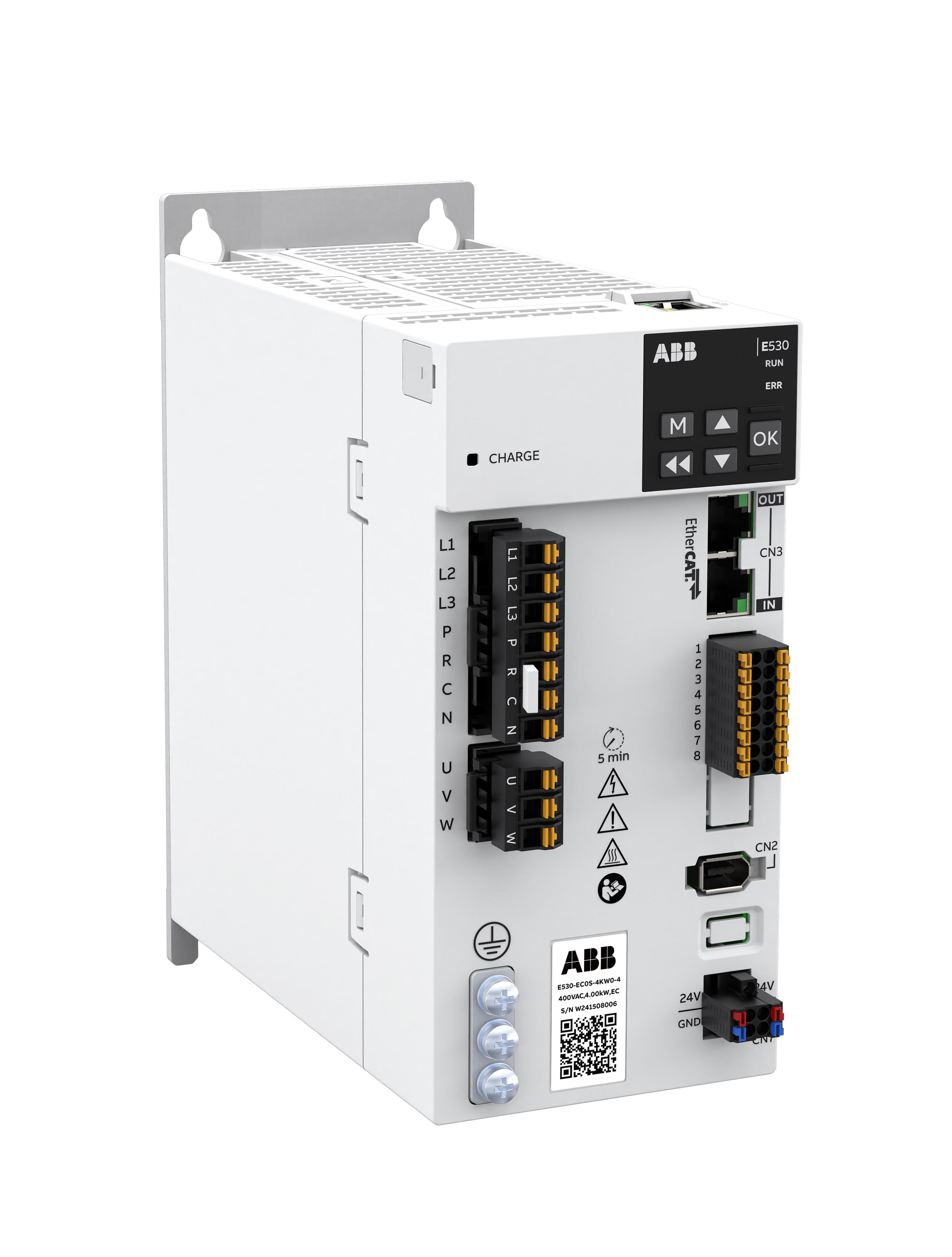 LV AC servo drive, IEC: Pn 4.0 kW (E530-EC0S-4KW0-4)