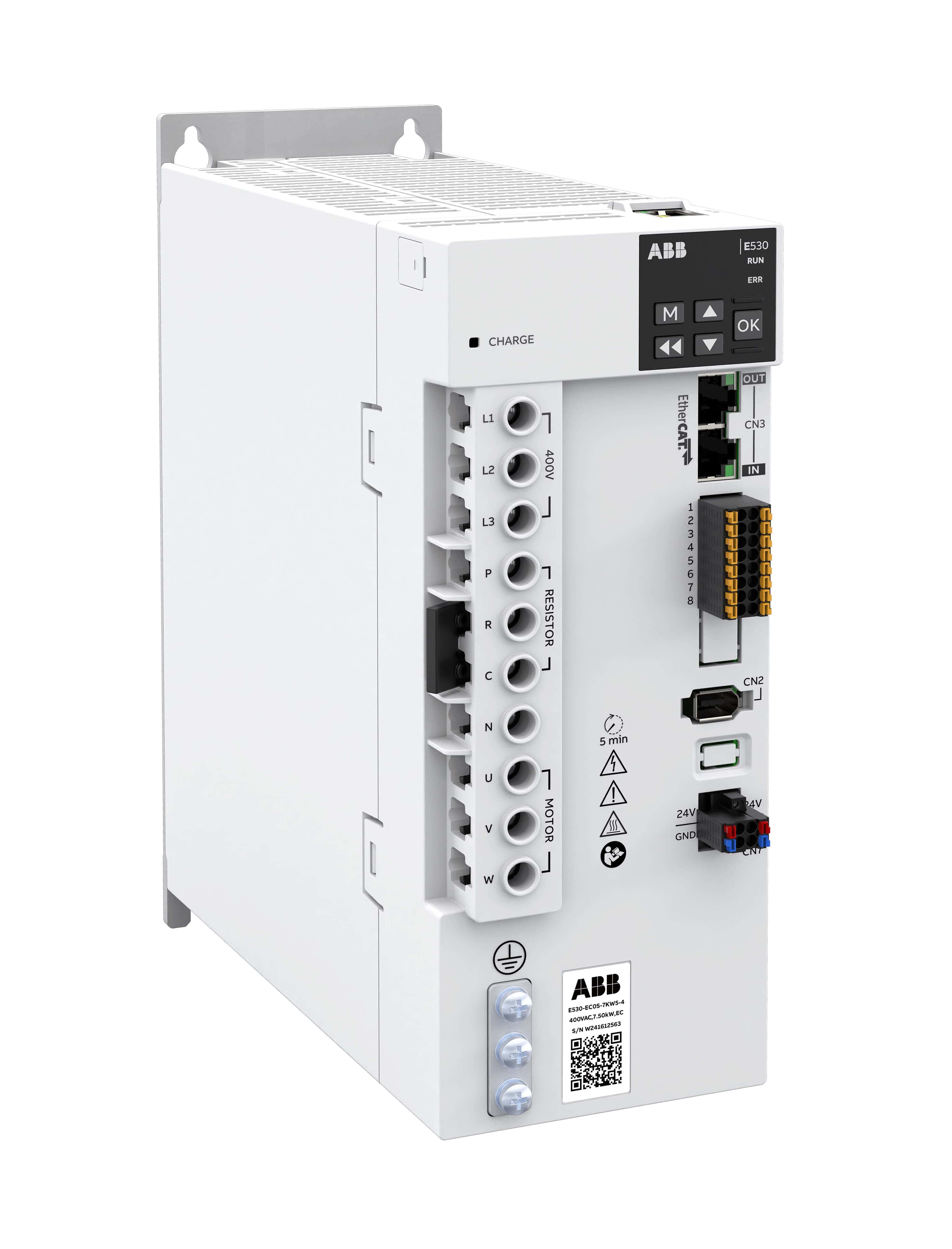 LV AC servo drive, IEC: Pn 7.5 kW (E530-EC0S-7KW5-4)