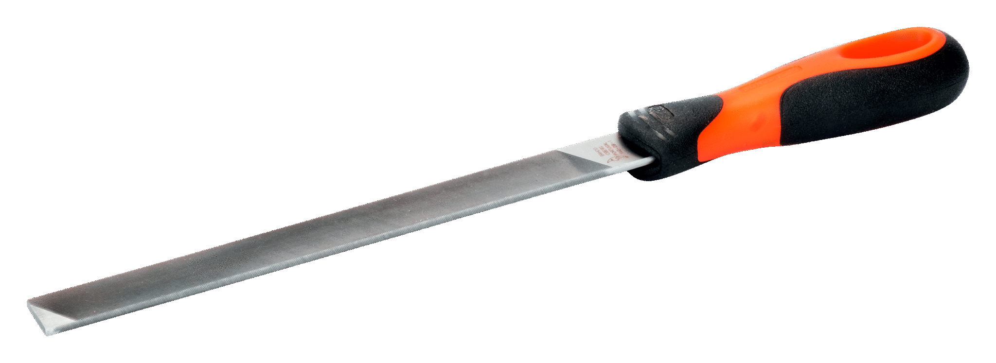 ERGO™ Mill Saw Files with Dual-Component Handle and 2 Round Edges Bastard Cut