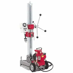 Diamond Coring Rig with Large Base Stand, Vac-U-Rig® Kit and Meter Box