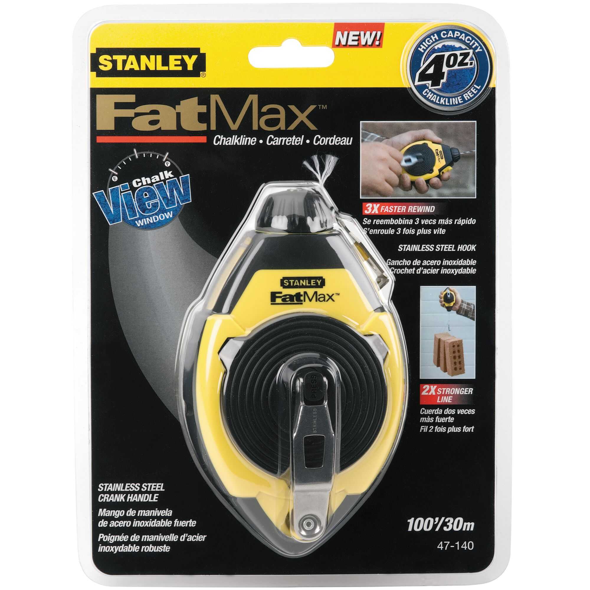 STANLEY® FATMAX® Chalk Line Reel