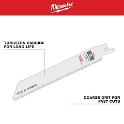 6" Carbide Grit SAWZALL® Blade (3 PK)