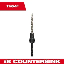 11/64" #8 Countersink Drill Bit