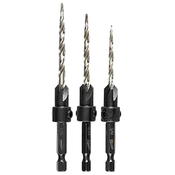 4 Pc Countersink Drill Bit Set