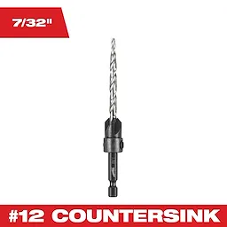 7/32" #12 Countersink Drill Bit