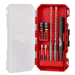7 PC SDS Plus M/2™ 2-Cutter Concrete Screw Install Kit