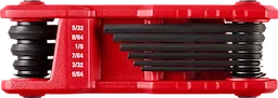 9-Key Folding Hex Key Set - SAE