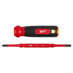 2-in-1 1000V Insulated Flip Shank Multi-Bit Screwdriver