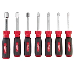 7 PC Hollow Shaft Metric Nut Driver Set