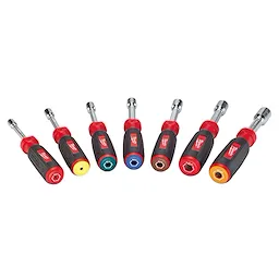 7 PC Magnetic HollowCore™ SAE Nut Driver Set