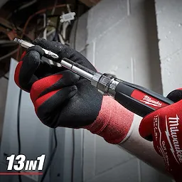 13in1 Cushion Grip Screwdriver with Schrader Bit