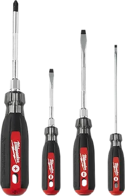 Cushion Grip Screwdriver Kit - 4 PC