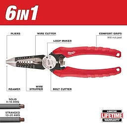 Comfort Grip 6in1 Pliers