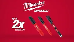 INKZALL™ Black Chisel Tip Marker