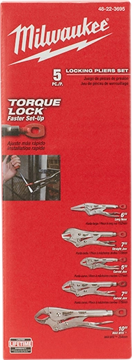 5pc TORQUE LOCK™ Pliers Kit
