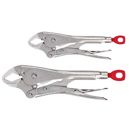 2 Piece 7" & 10" Curved Jaw Locking Pliers with Maxbite