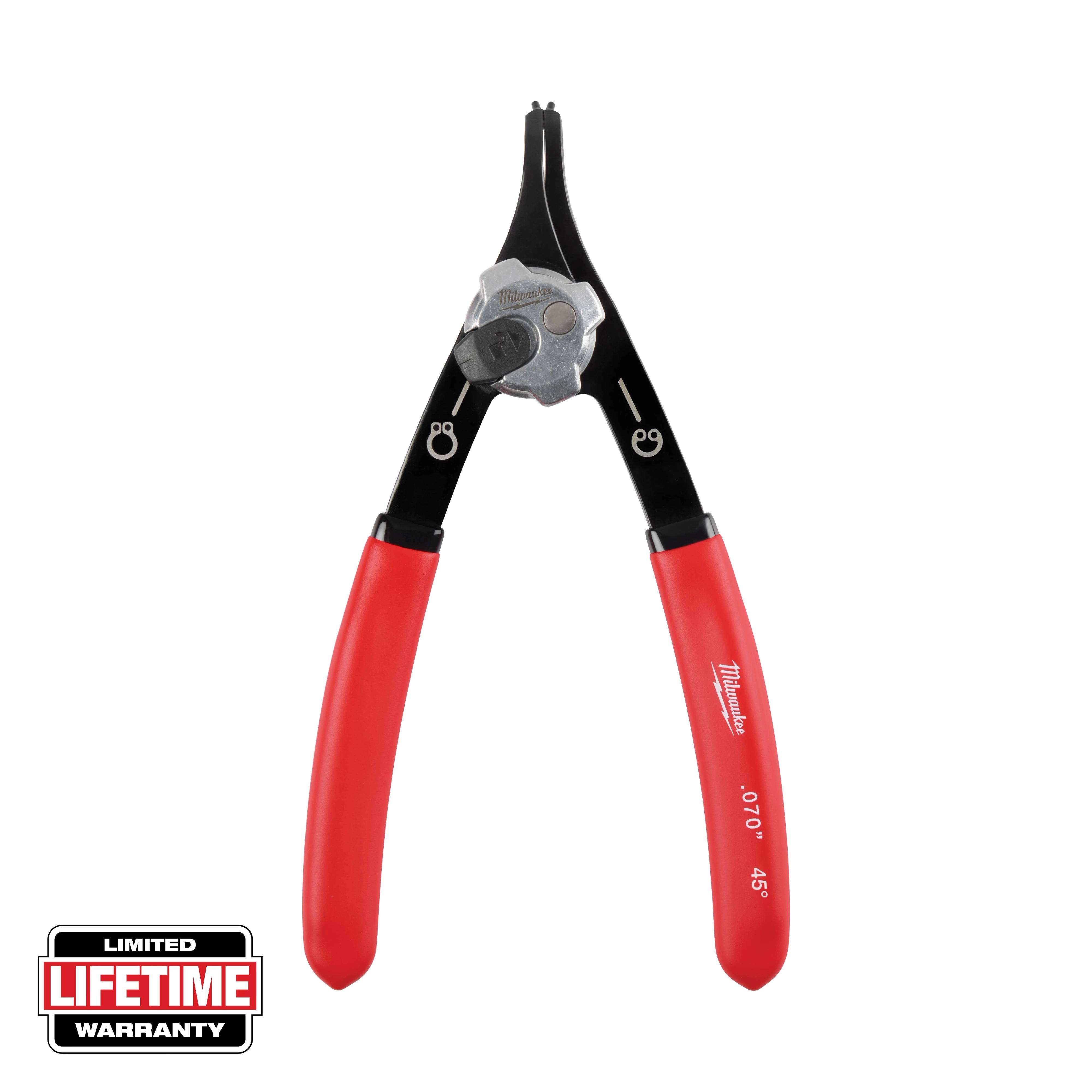 .070" Convertible Snap Ring Pliers - 45°
