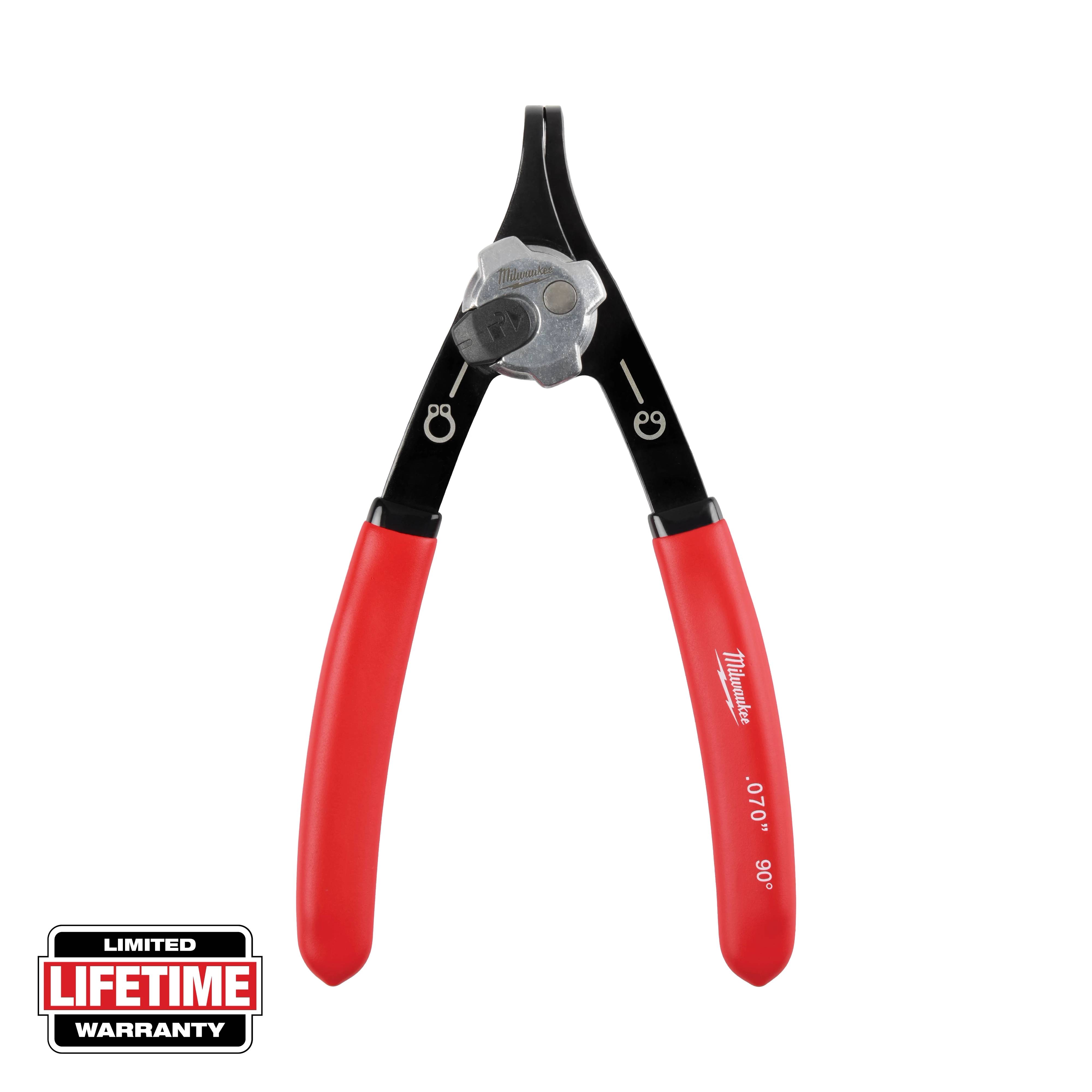 .070" Convertible Snap Ring Pliers - 90°