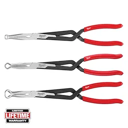 3PC Long Reach Hose Grip Pliers Set