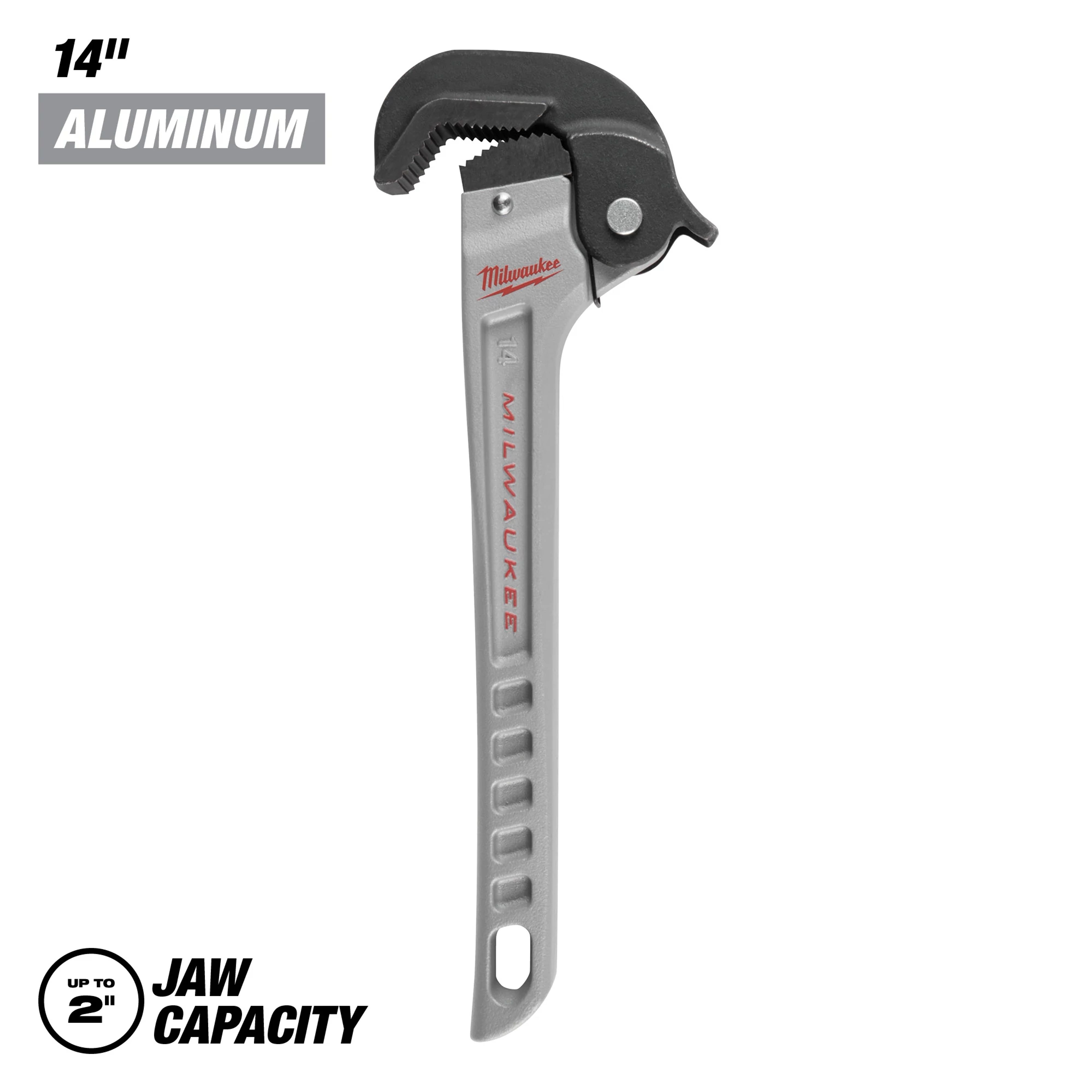 14" Aluminum Self-Adjusting Pipe Wrench