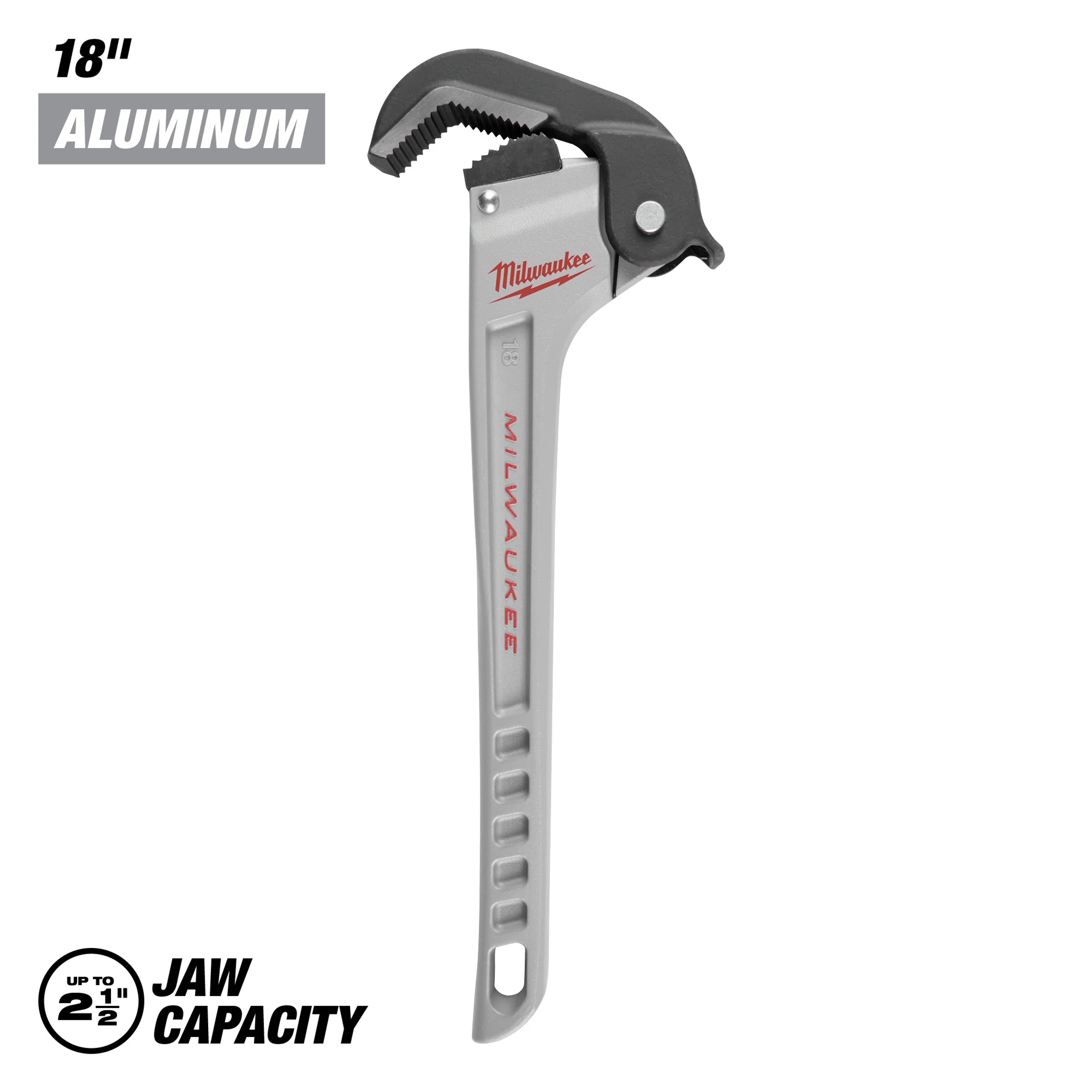 18" Aluminum Self-Adjusting Pipe Wrench