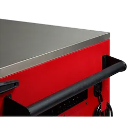 40” 6-Drawer Mobile Work Station w/ Stainless Steel Top